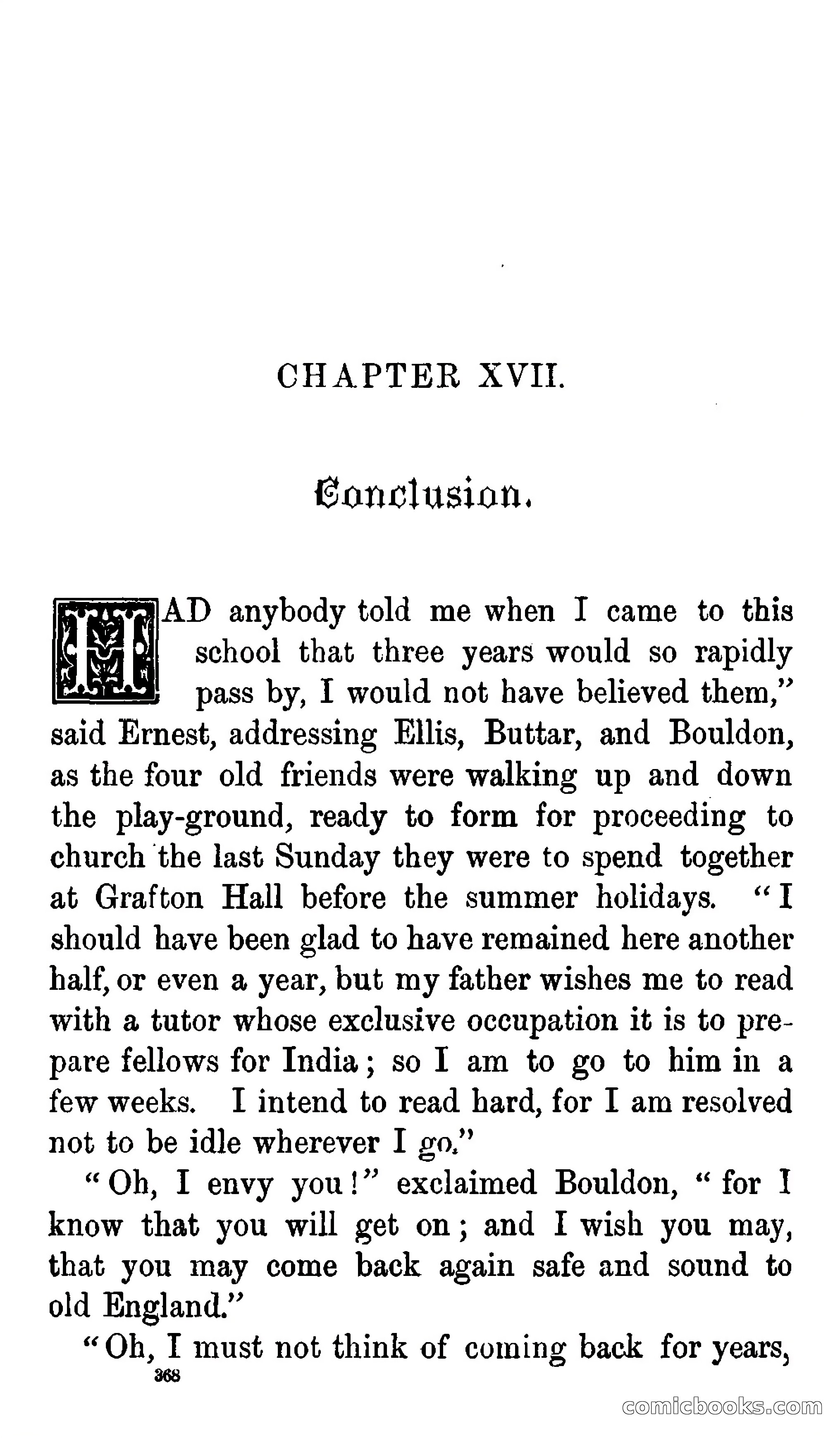 Ernest Bracebridge; or, Schoolboy Days — page 366 of 382