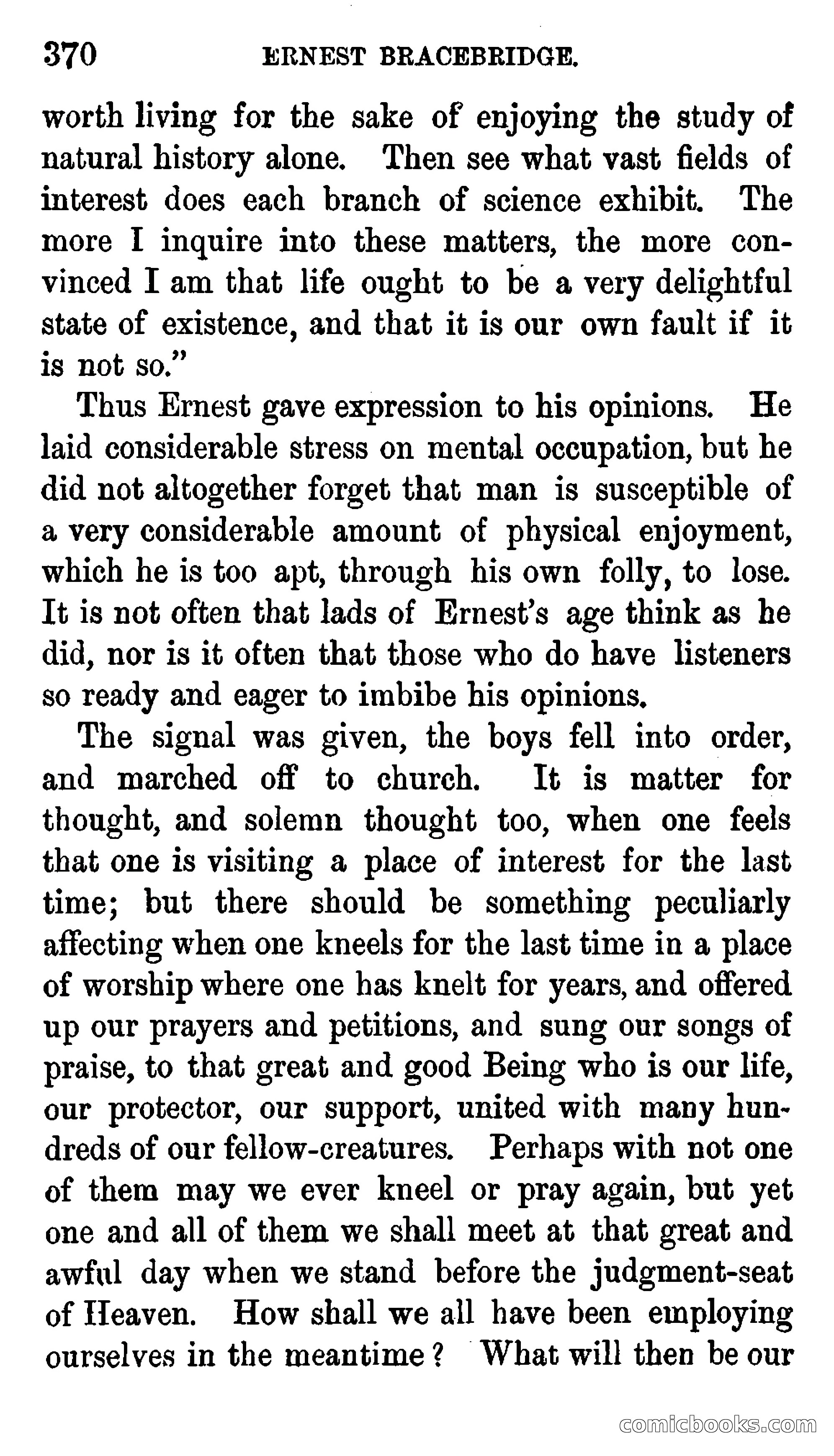 Ernest Bracebridge; or, Schoolboy Days — page 368 of 382