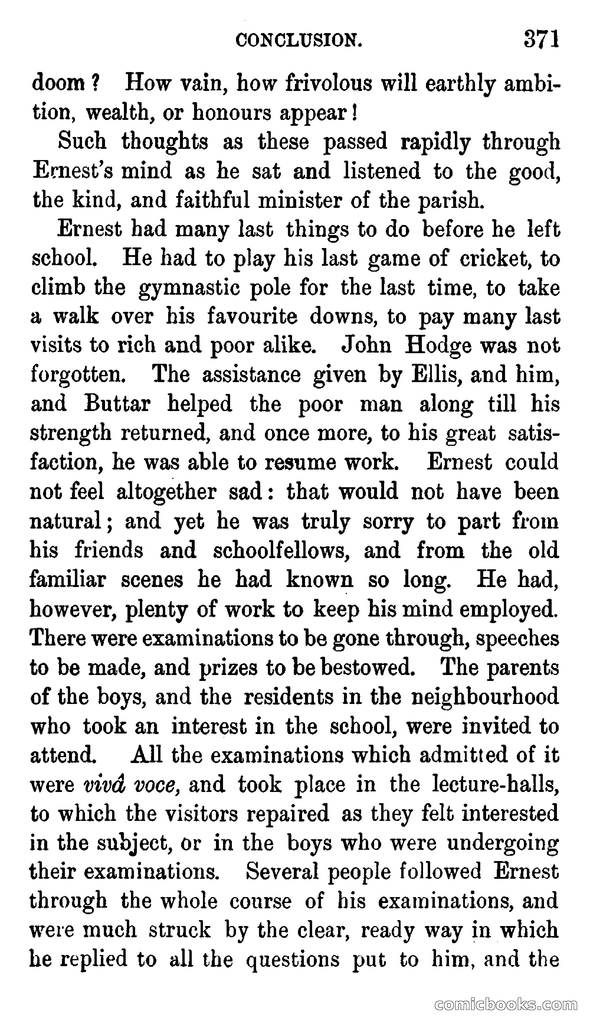 Ernest Bracebridge; or, Schoolboy Days — page 369 of 382