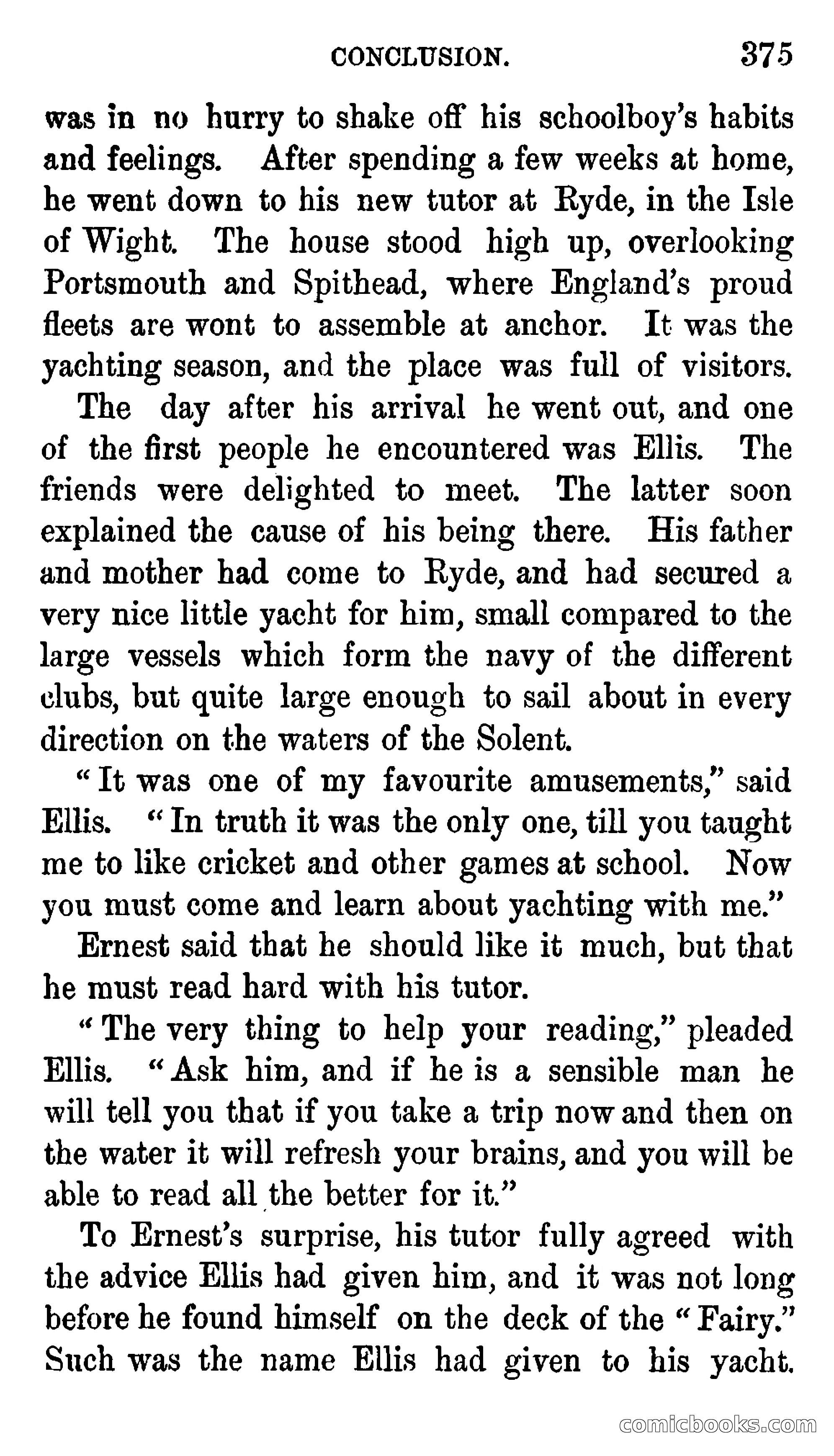 Ernest Bracebridge; or, Schoolboy Days — page 373 of 382