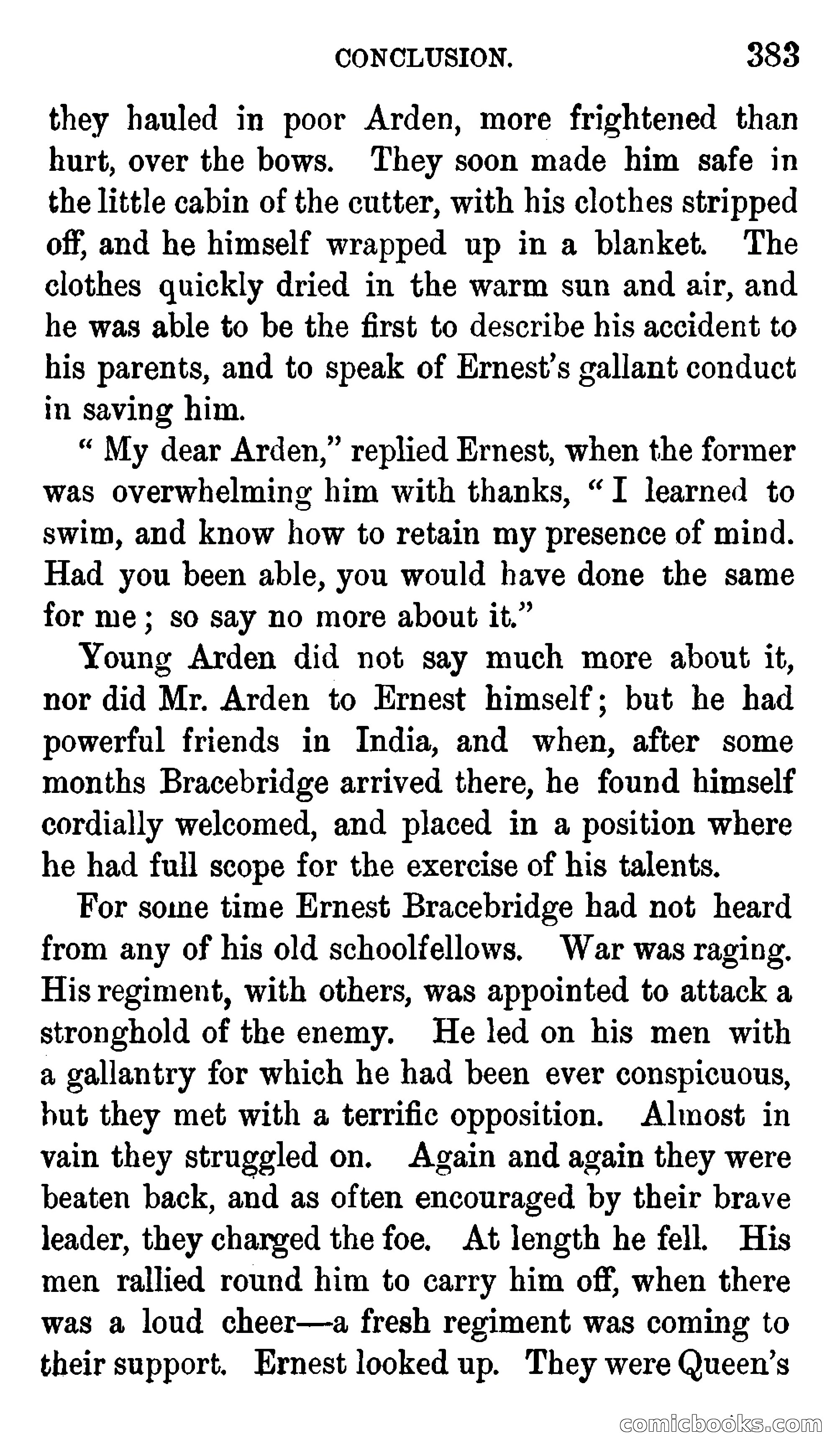 Ernest Bracebridge; or, Schoolboy Days — page 381 of 382