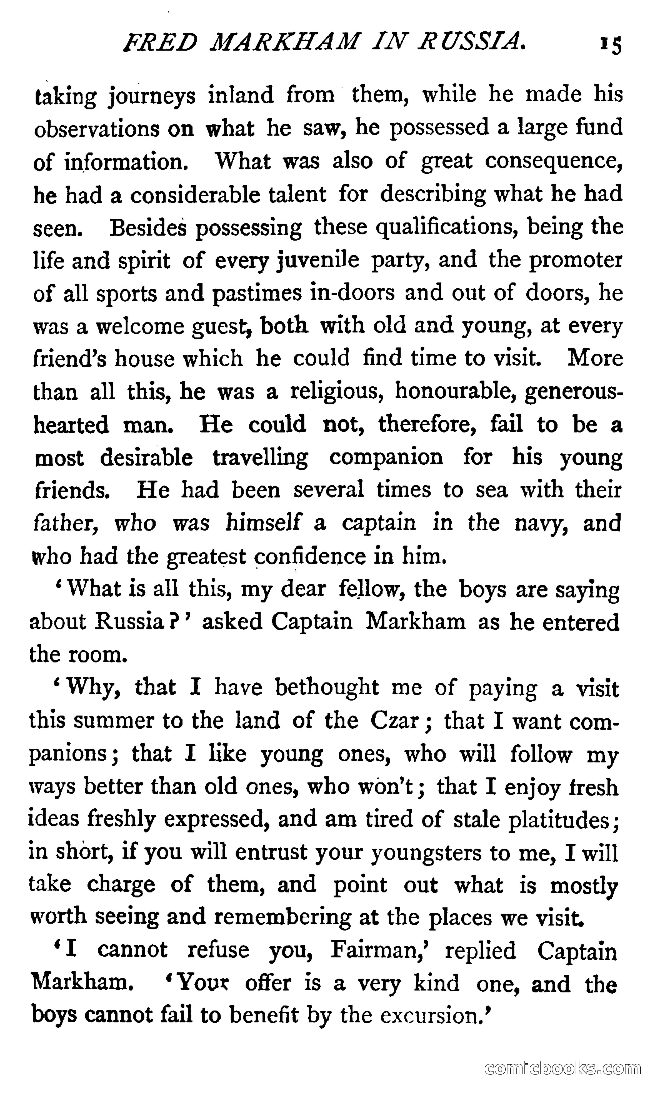 Fred Markham in Russia; or, The Boy Travellers in the Land of the Czar — page 19 of 324