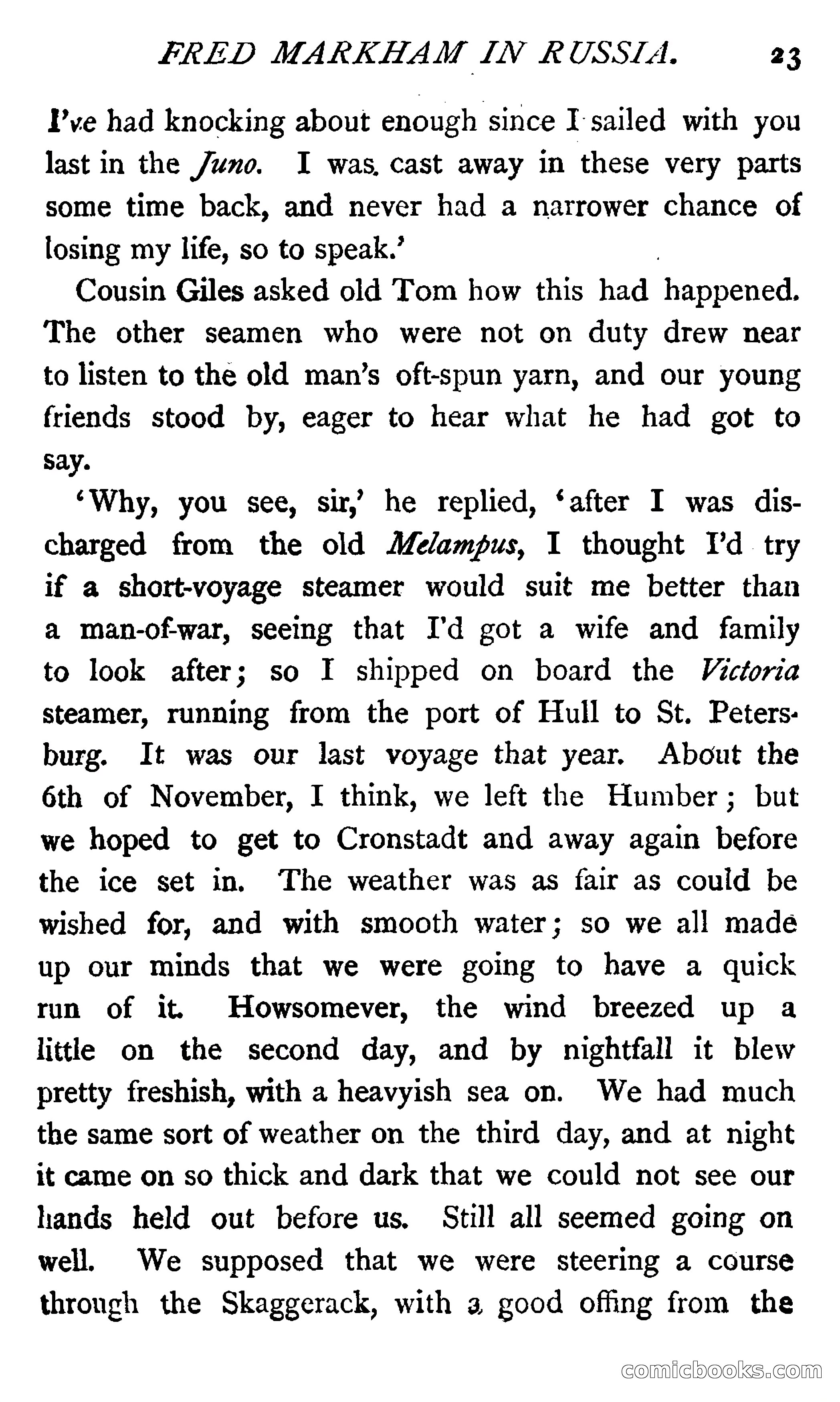 Fred Markham in Russia; or, The Boy Travellers in the Land of the Czar — page 27 of 324