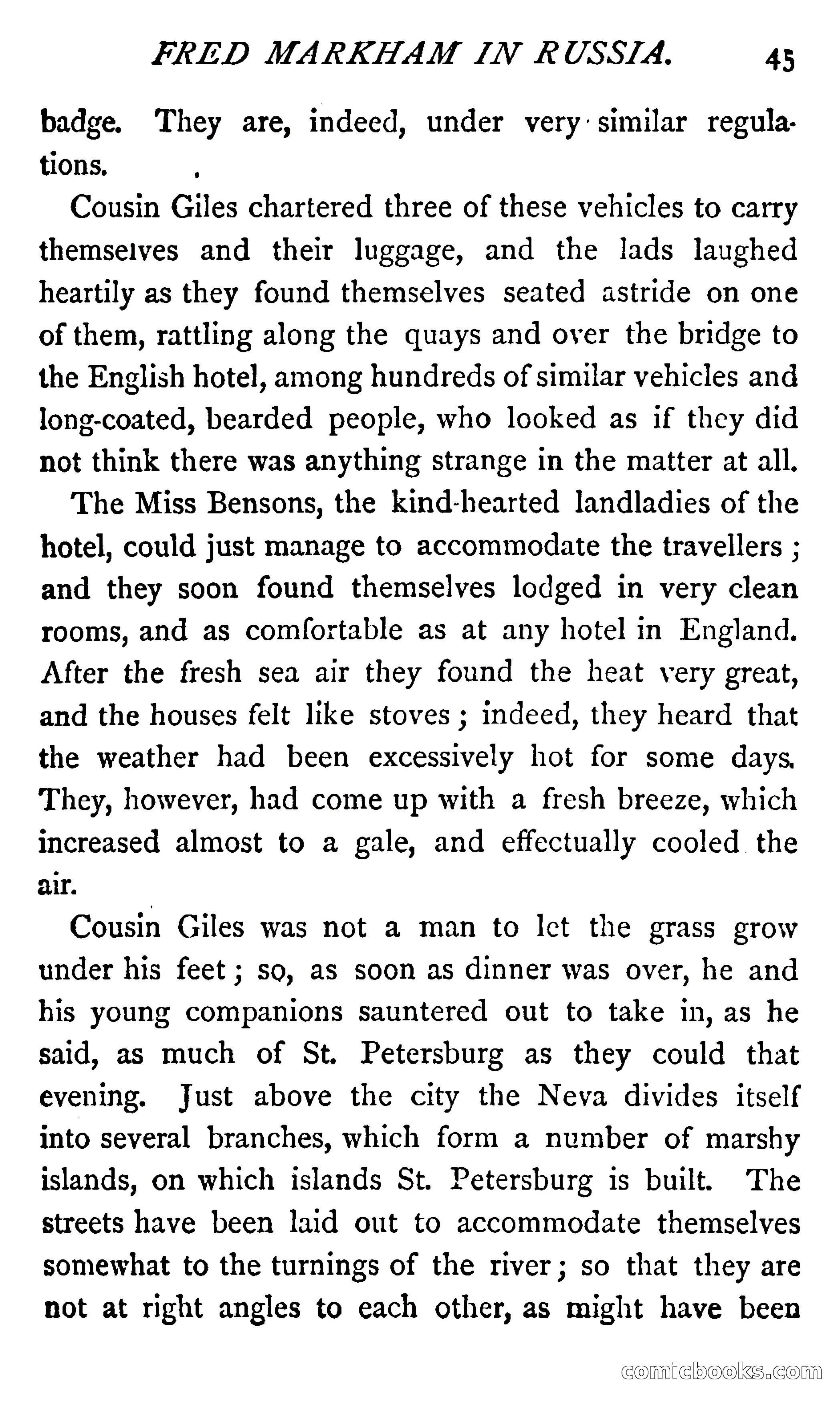 Fred Markham in Russia; or, The Boy Travellers in the Land of the Czar — page 49 of 324