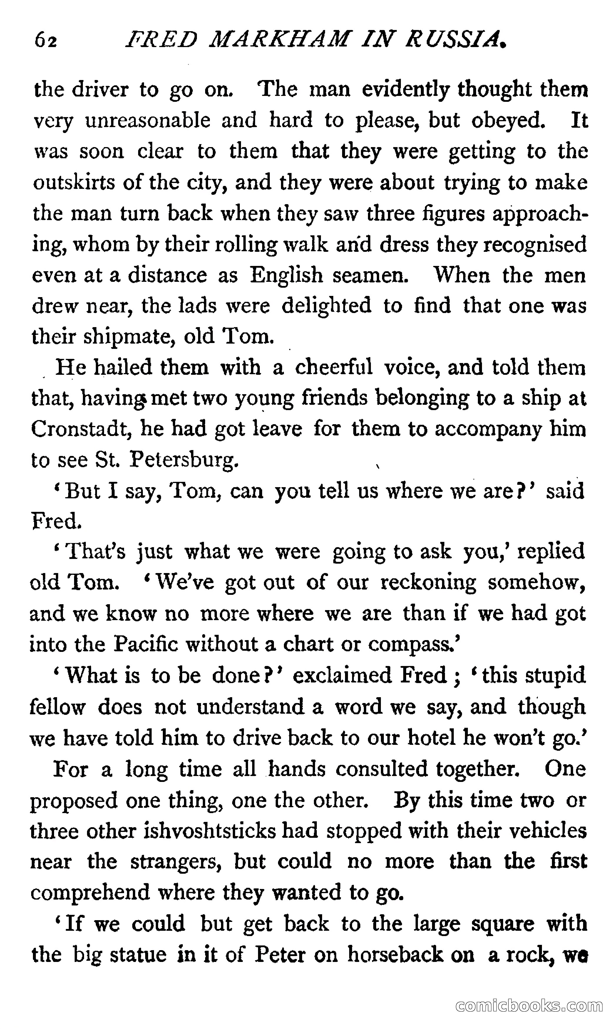 Fred Markham in Russia; or, The Boy Travellers in the Land of the Czar — page 66 of 324