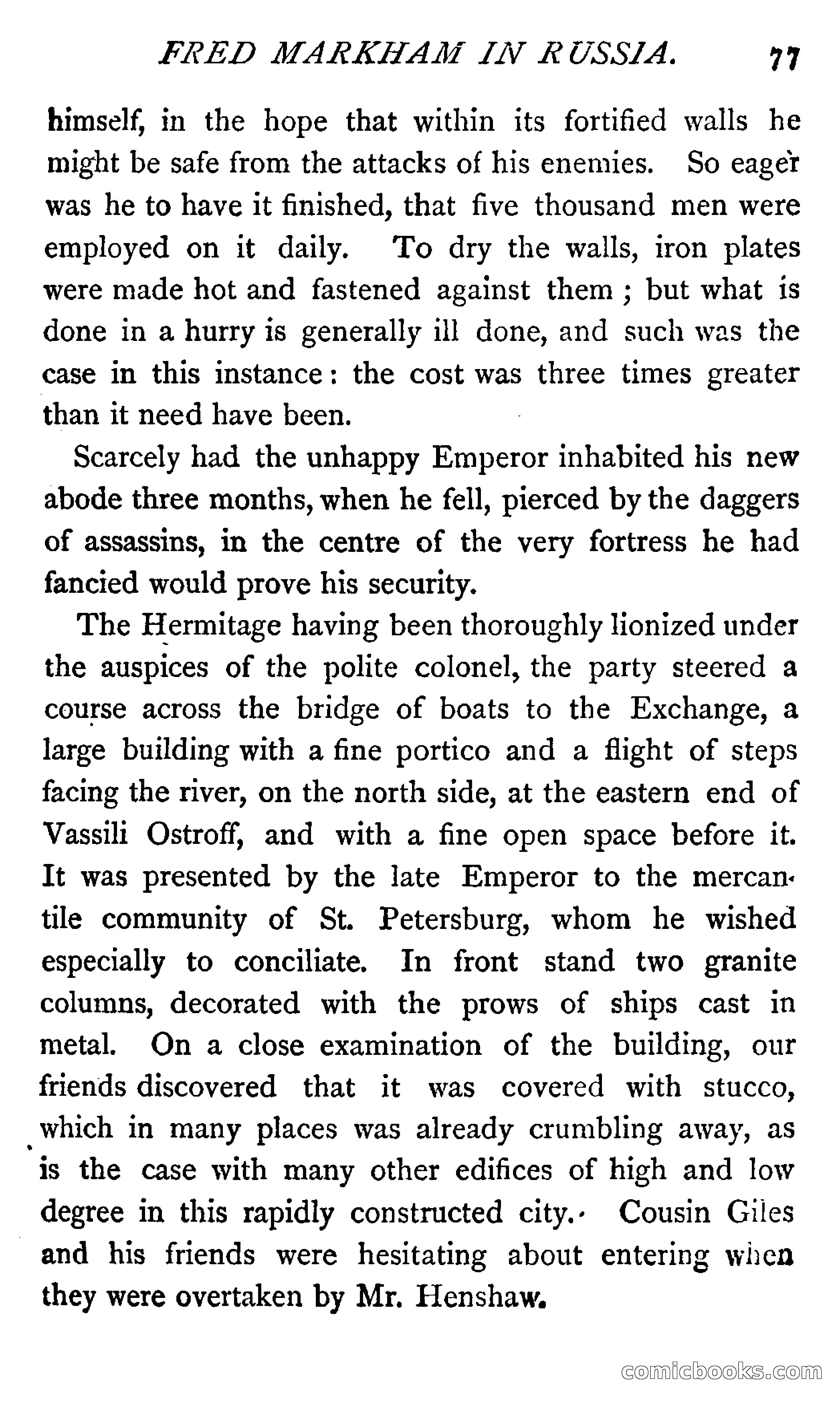 Fred Markham in Russia; or, The Boy Travellers in the Land of the Czar — page 81 of 324