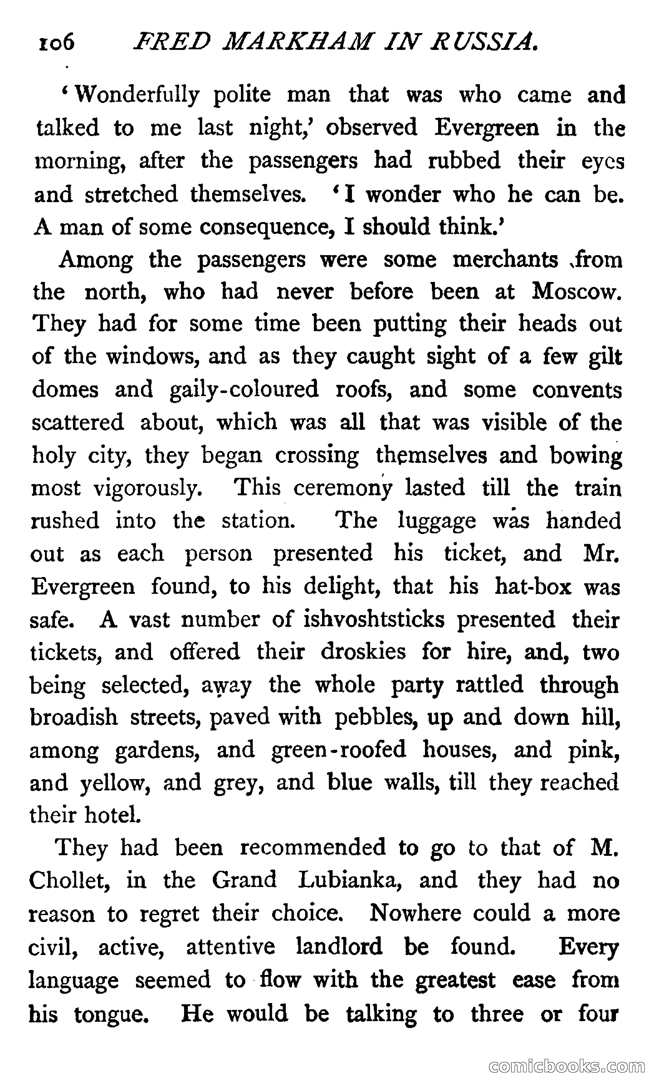 Fred Markham in Russia; or, The Boy Travellers in the Land of the Czar — page 110 of 324