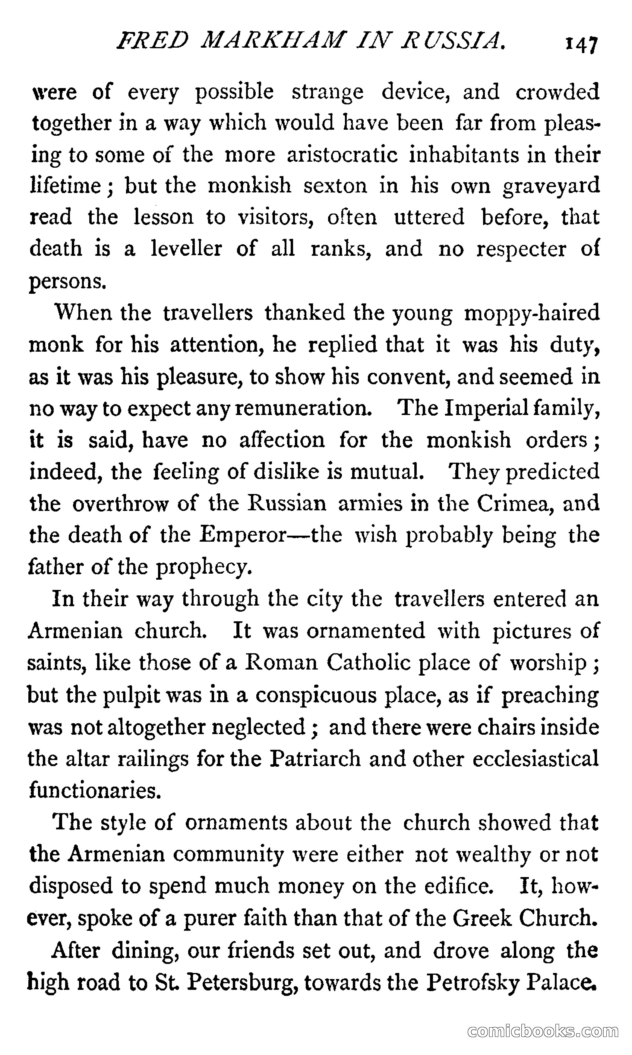Fred Markham in Russia; or, The Boy Travellers in the Land of the Czar — page 151 of 324