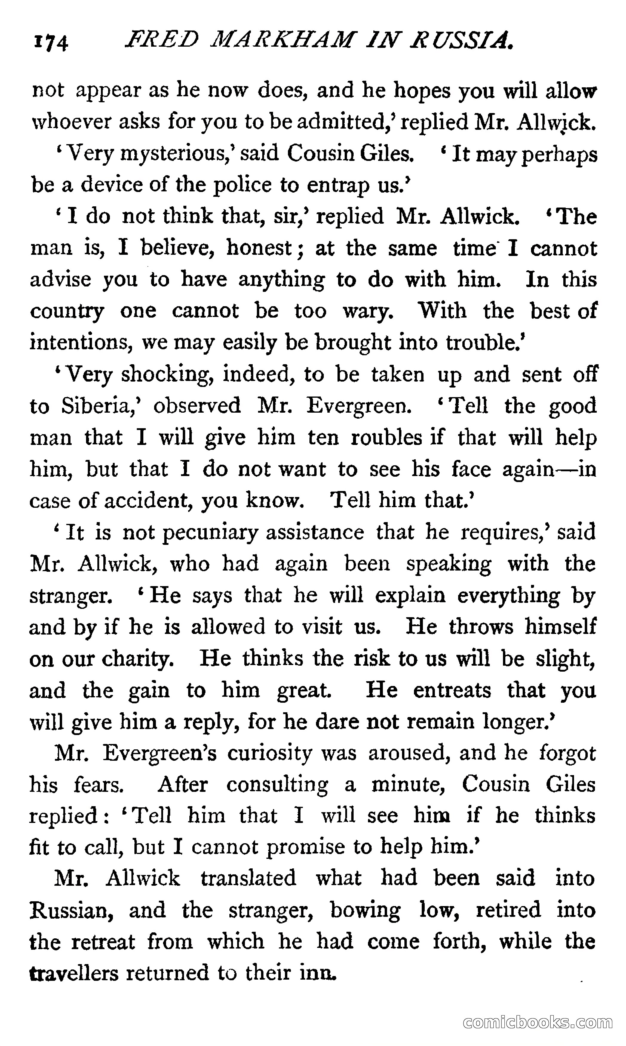 Fred Markham in Russia; or, The Boy Travellers in the Land of the Czar — page 178 of 324