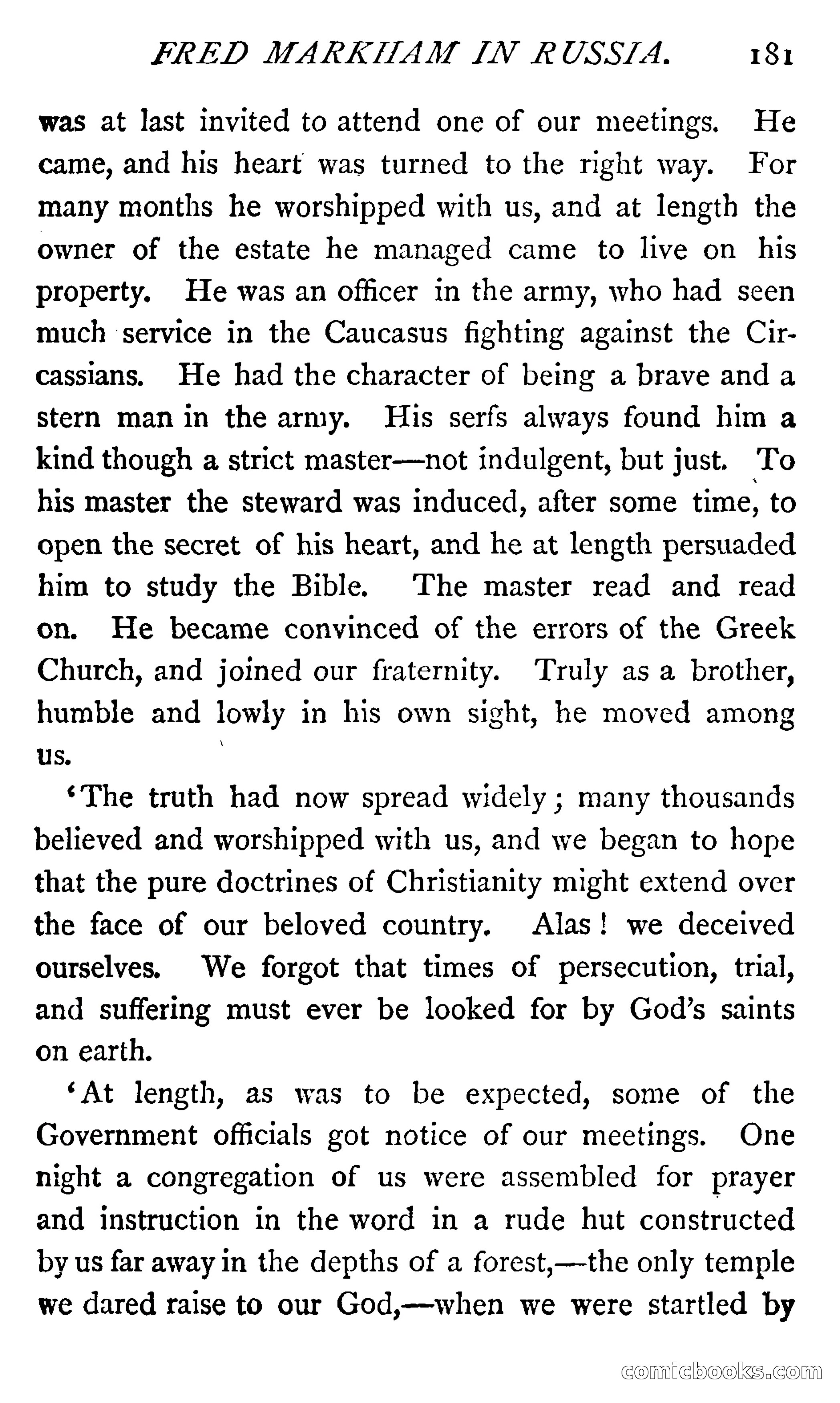 Fred Markham in Russia; or, The Boy Travellers in the Land of the Czar — page 185 of 324