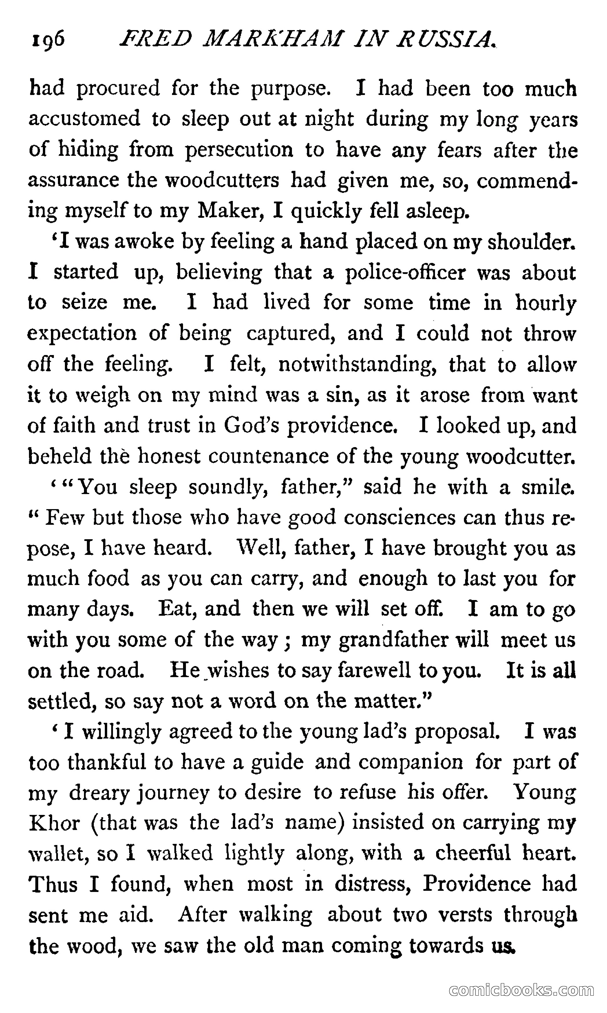 Fred Markham in Russia; or, The Boy Travellers in the Land of the Czar — page 200 of 324