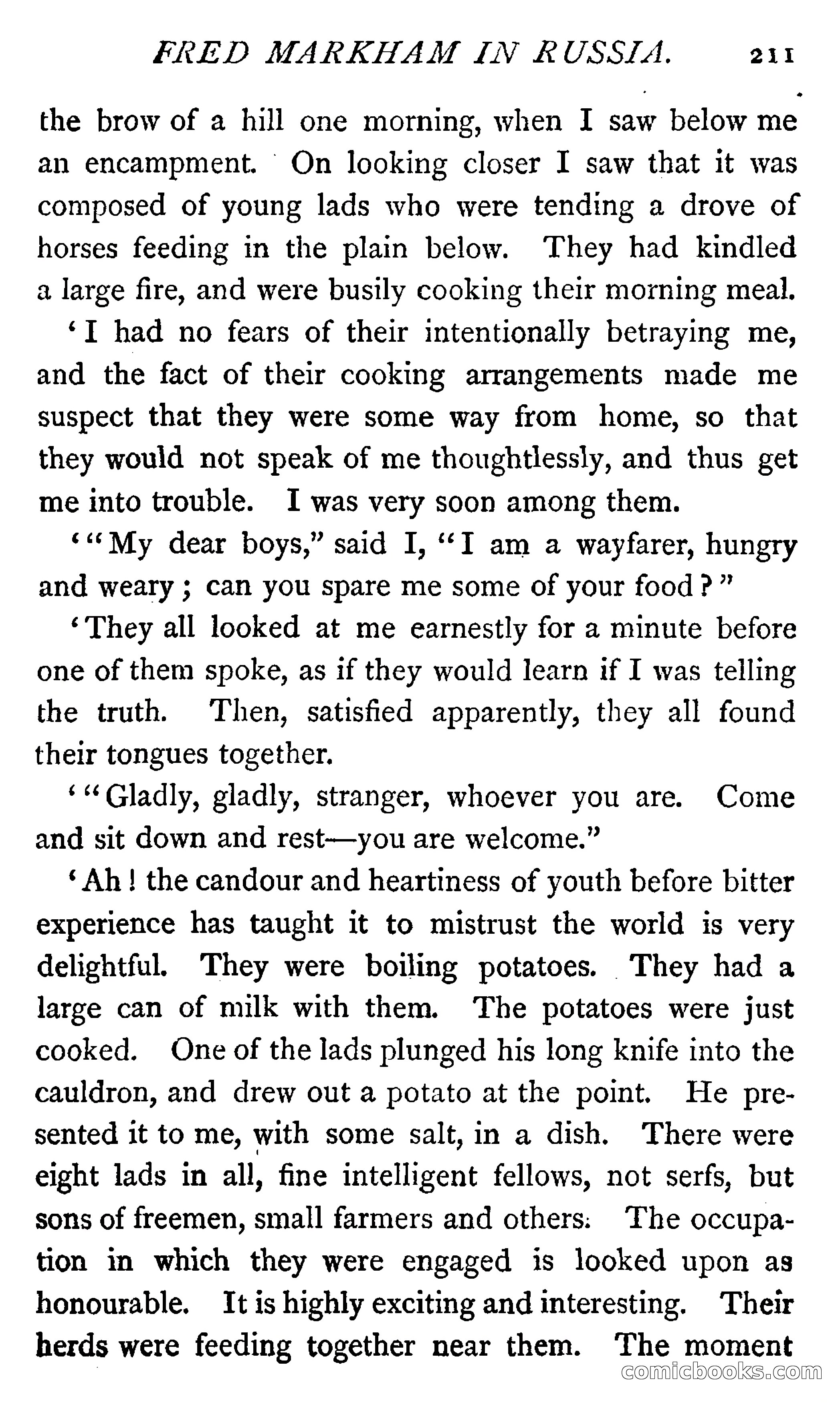 Fred Markham in Russia; or, The Boy Travellers in the Land of the Czar — page 215 of 324