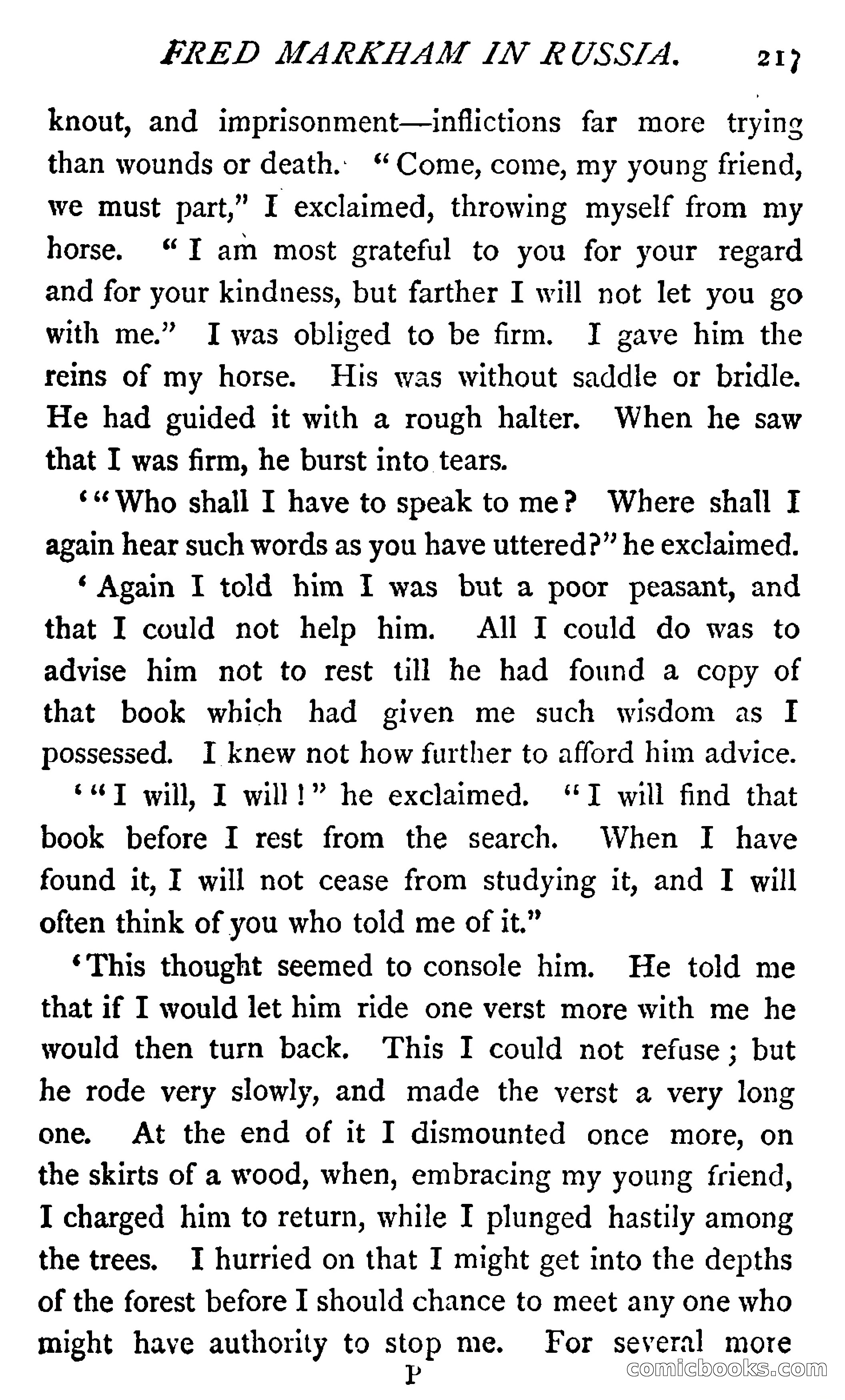 Fred Markham in Russia; or, The Boy Travellers in the Land of the Czar — page 221 of 324