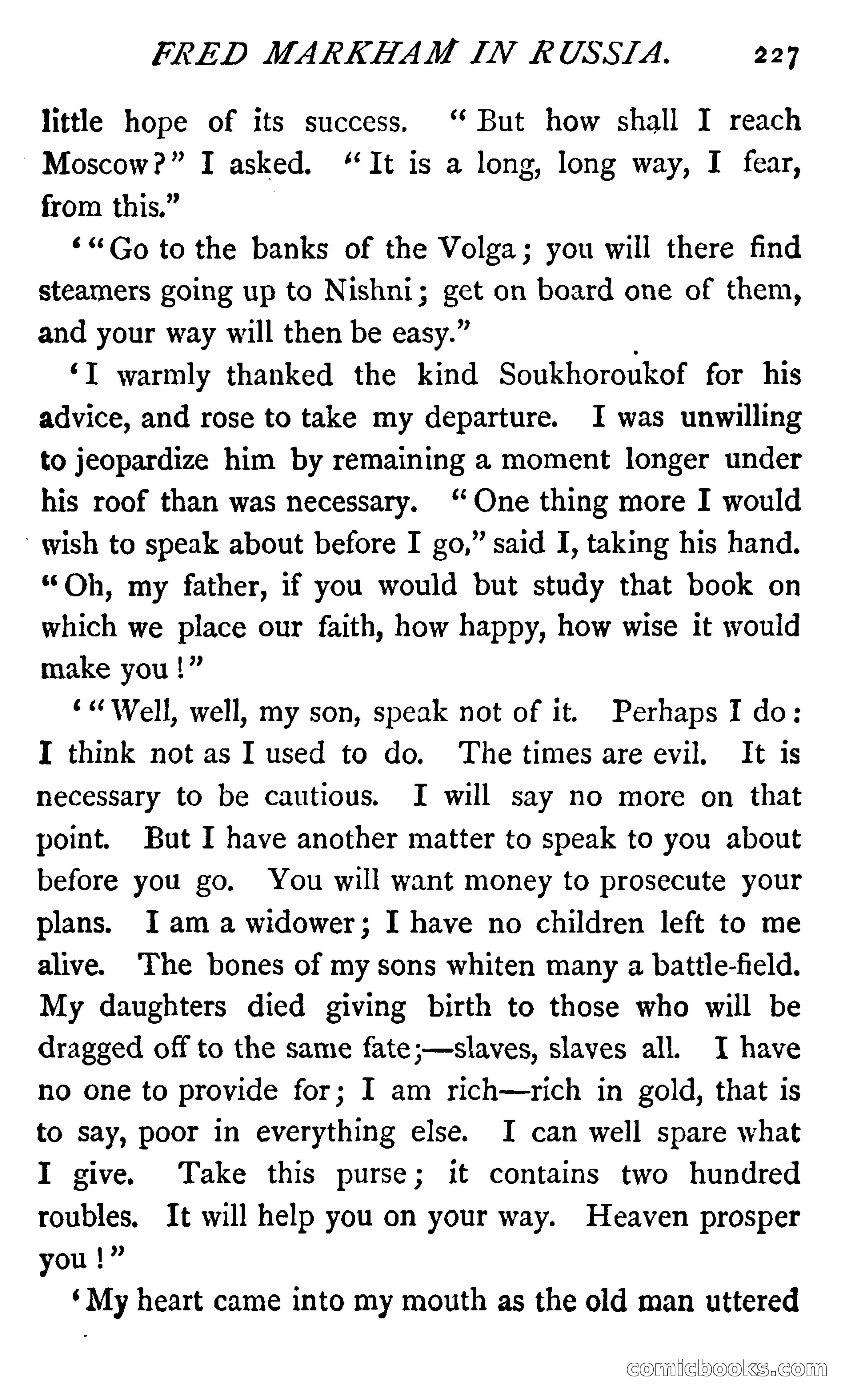 Fred Markham in Russia; or, The Boy Travellers in the Land of the Czar — page 231 of 324