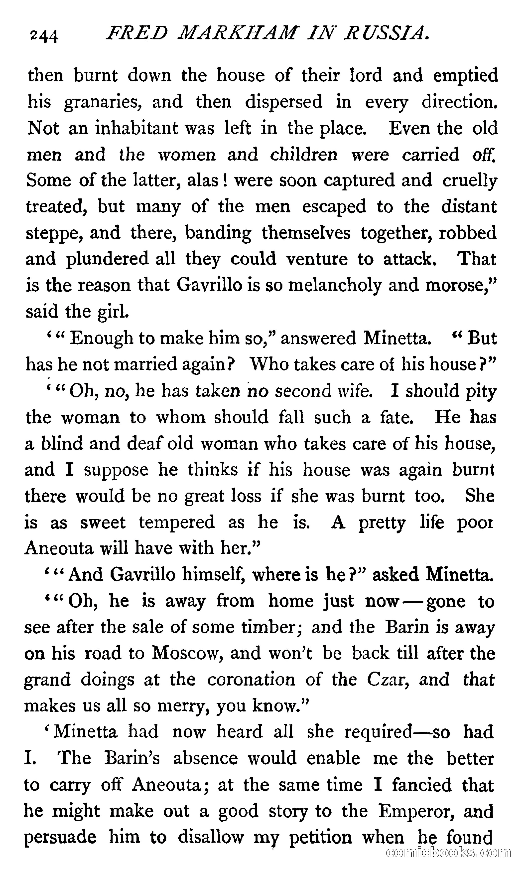 Fred Markham in Russia; or, The Boy Travellers in the Land of the Czar — page 248 of 324