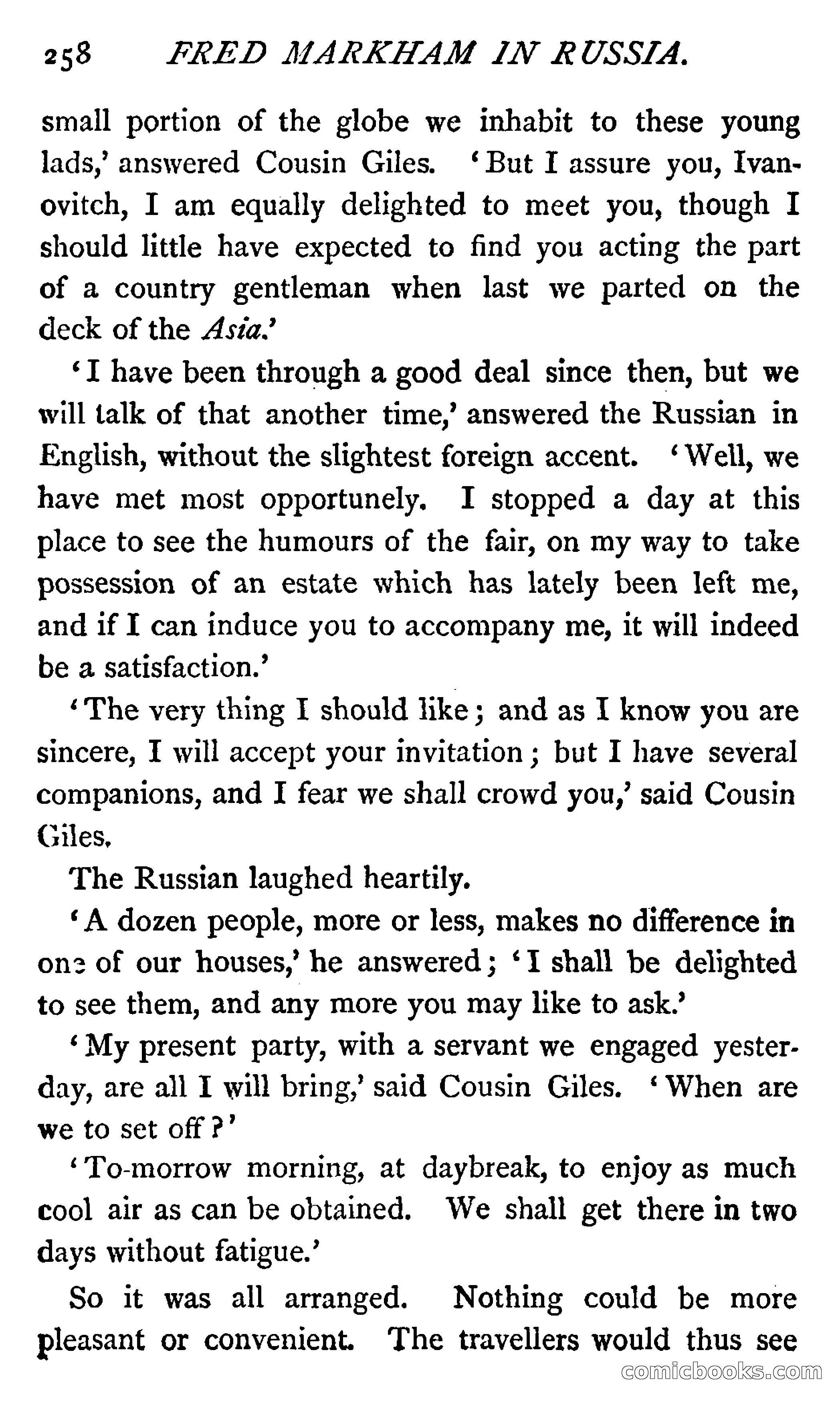 Fred Markham in Russia; or, The Boy Travellers in the Land of the Czar — page 262 of 324