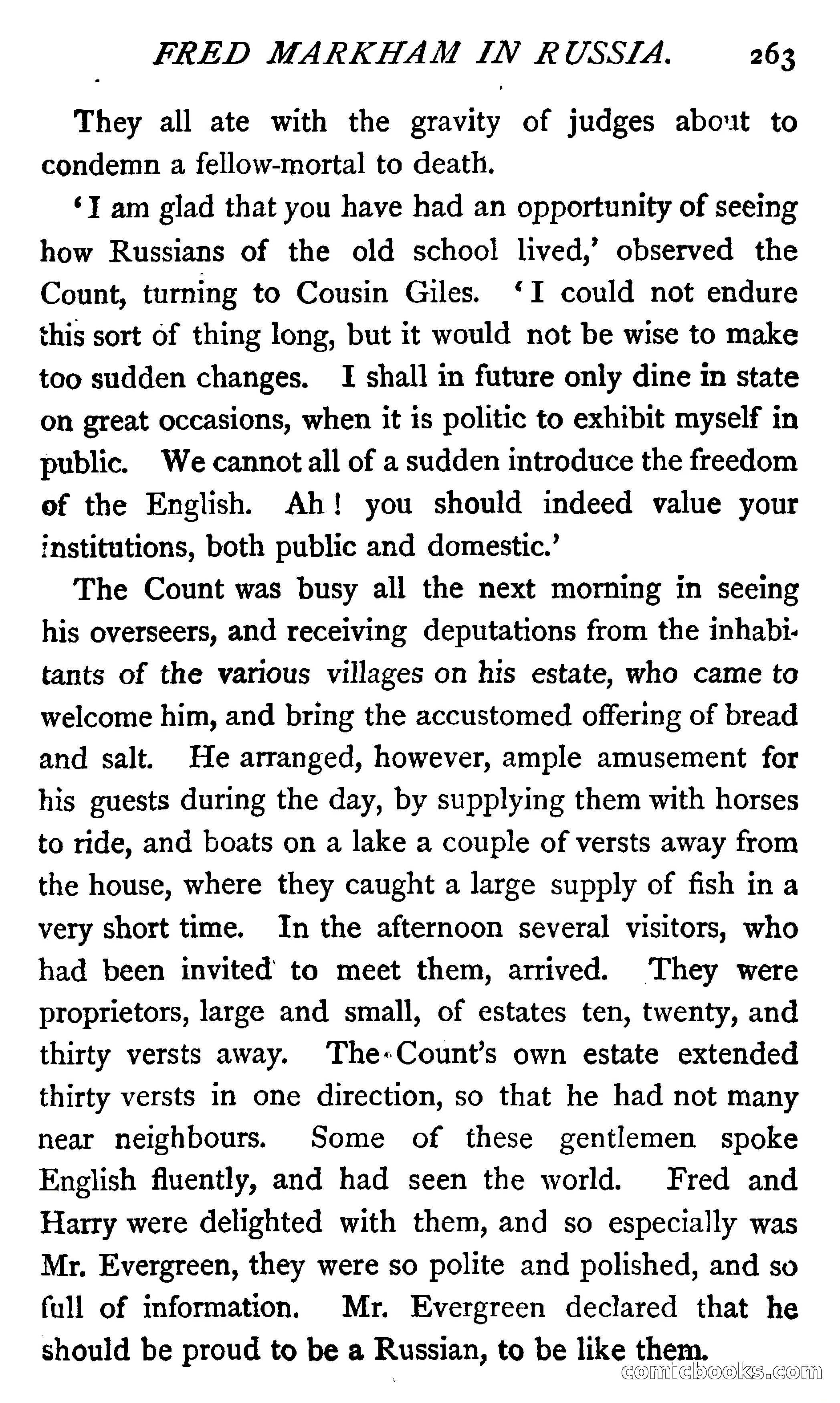 Fred Markham in Russia; or, The Boy Travellers in the Land of the Czar — page 267 of 324