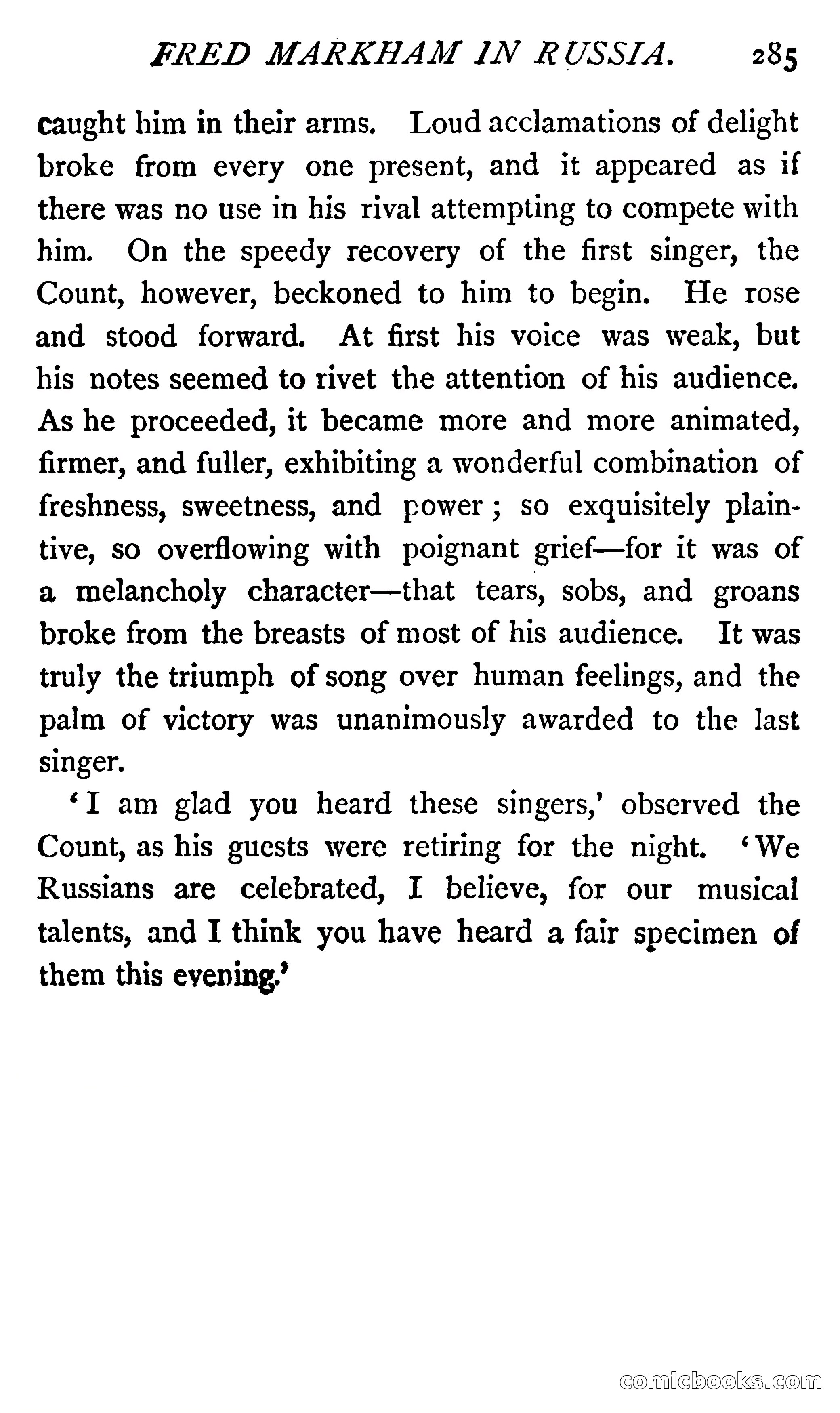 Fred Markham in Russia; or, The Boy Travellers in the Land of the Czar — page 289 of 324