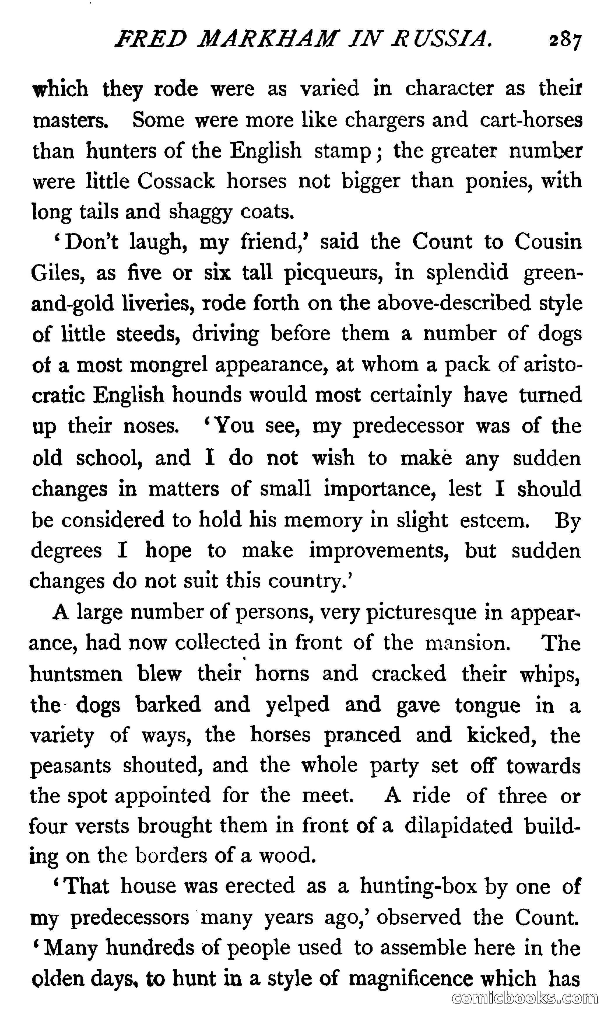 Fred Markham in Russia; or, The Boy Travellers in the Land of the Czar — page 291 of 324