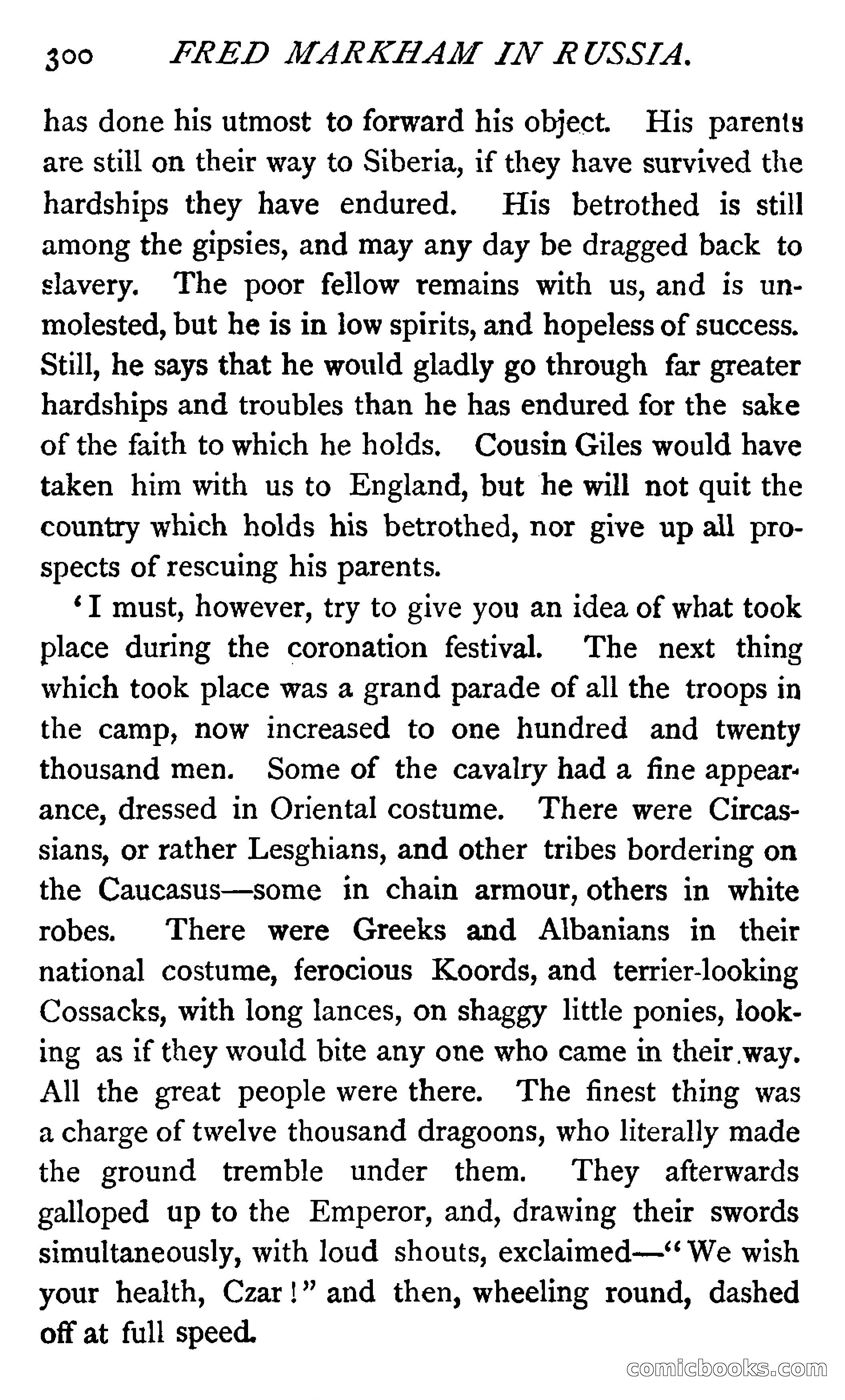 Fred Markham in Russia; or, The Boy Travellers in the Land of the Czar — page 304 of 324