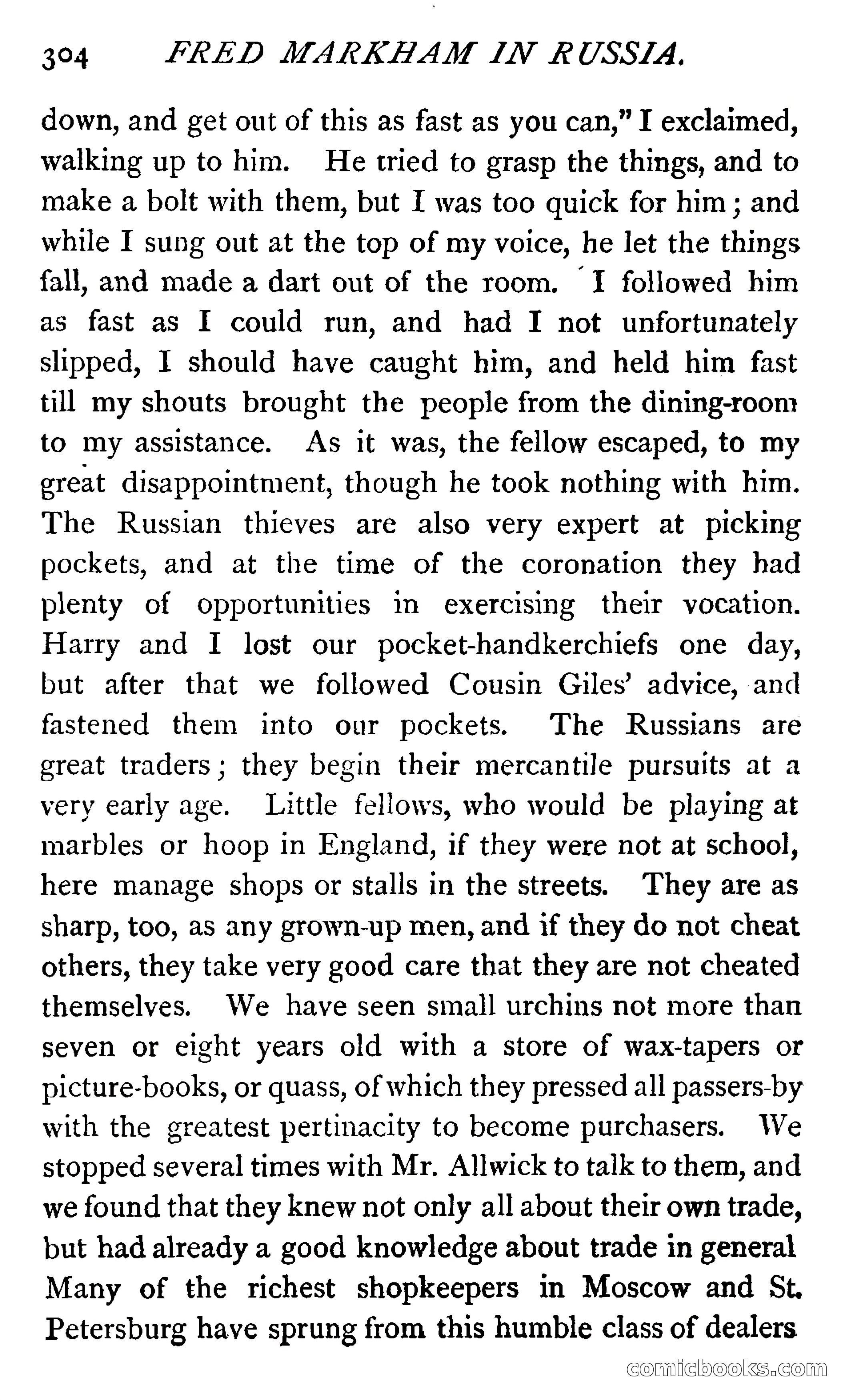Fred Markham in Russia; or, The Boy Travellers in the Land of the Czar — page 308 of 324