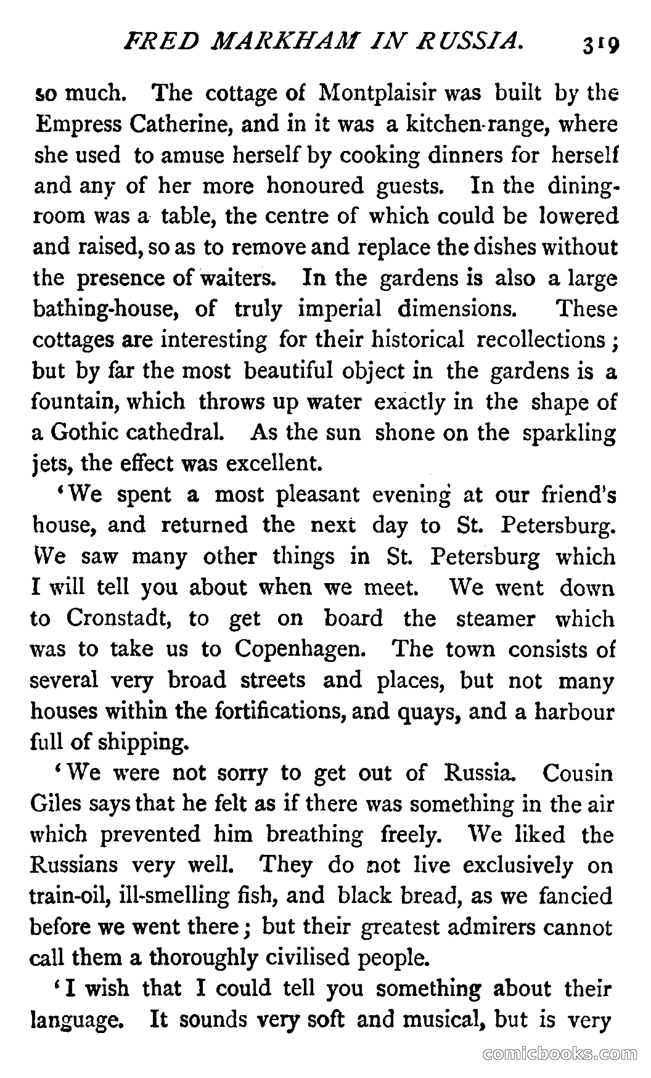 Fred Markham in Russia; or, The Boy Travellers in the Land of the Czar — page 323 of 324