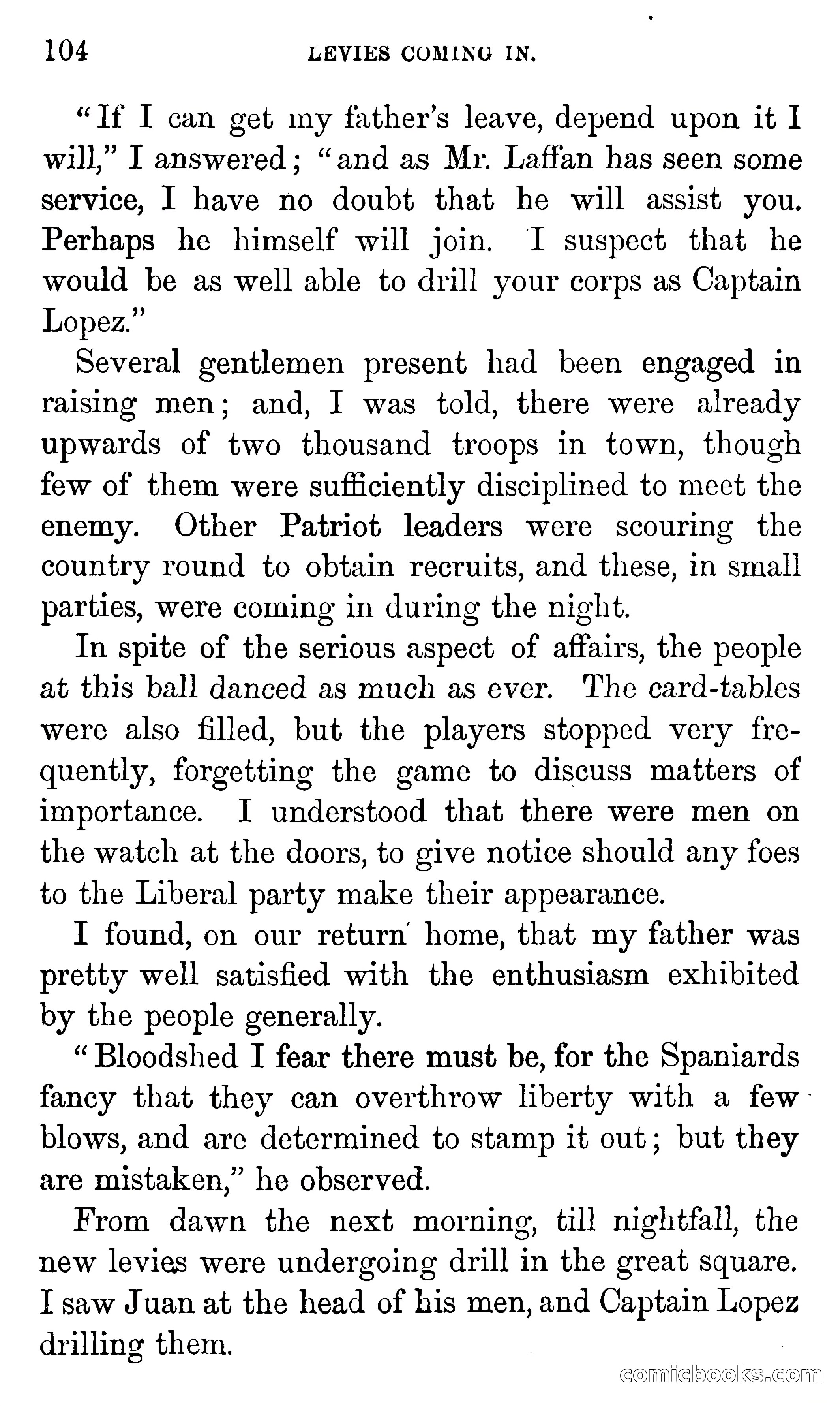 Don Juan's Volunteers — page 100 of 364