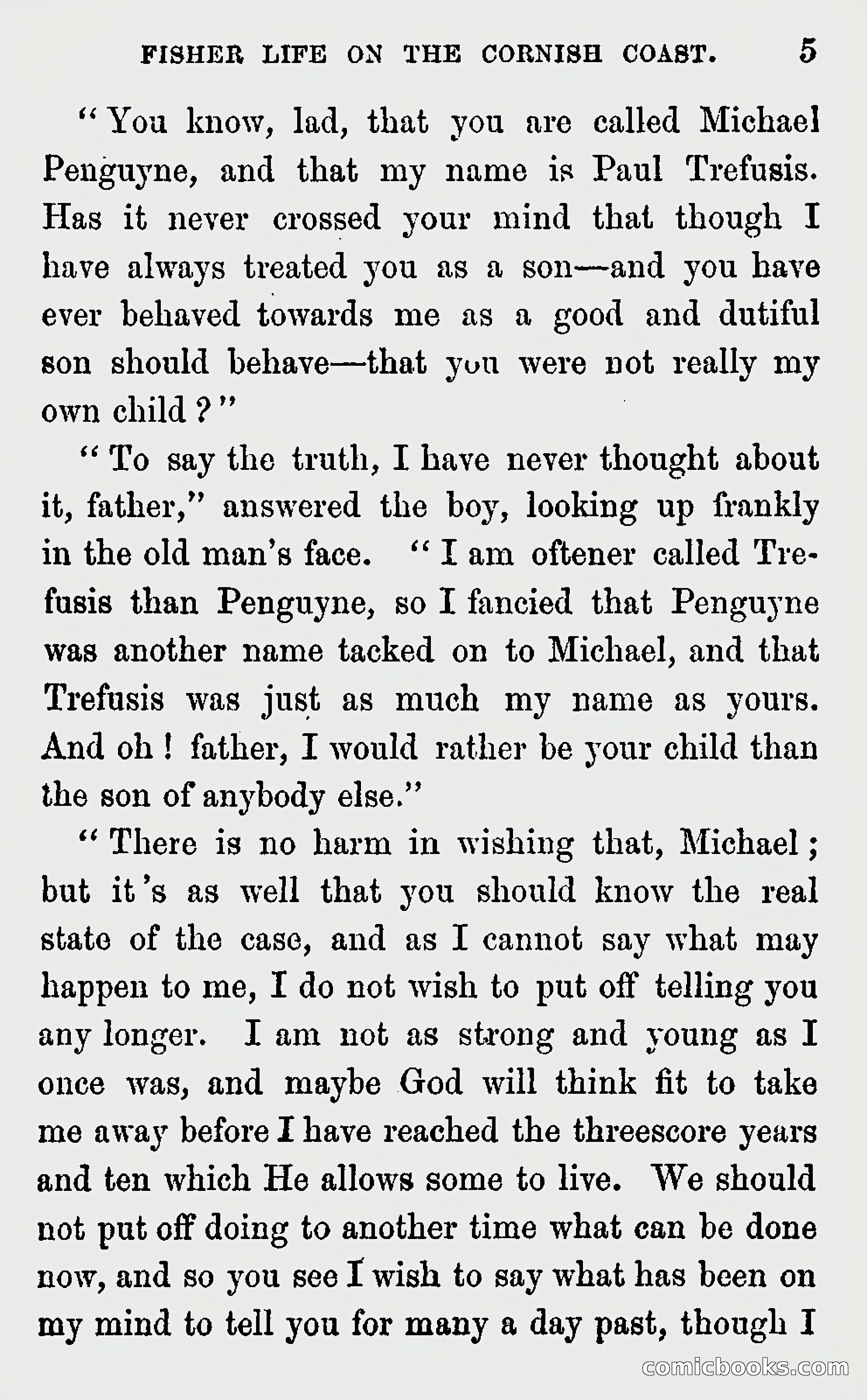 Michael Penguyne; or, Fisher Life on the Cornish Coast — page 7 of 162