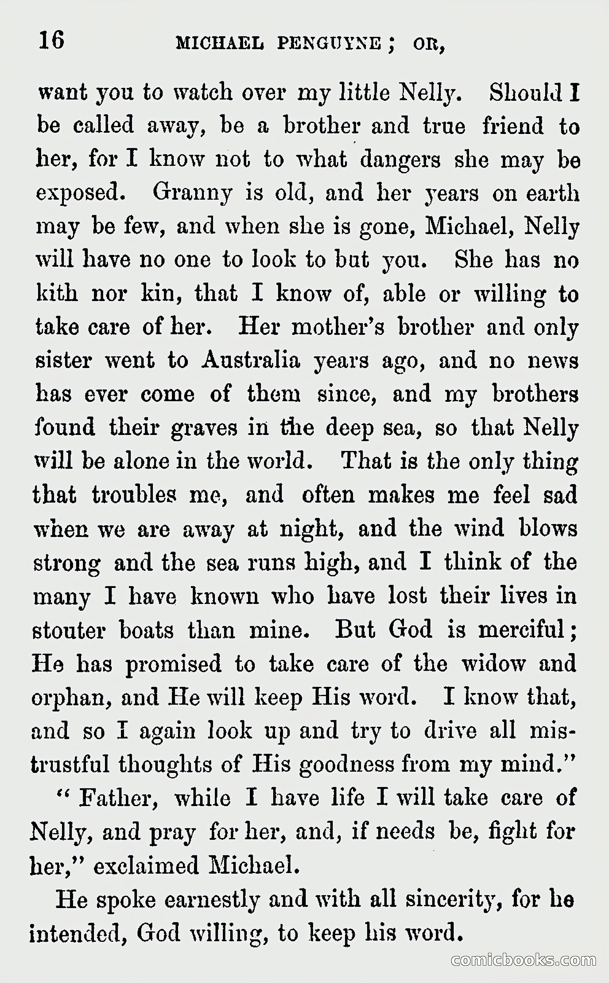 Michael Penguyne; or, Fisher Life on the Cornish Coast — page 18 of 162