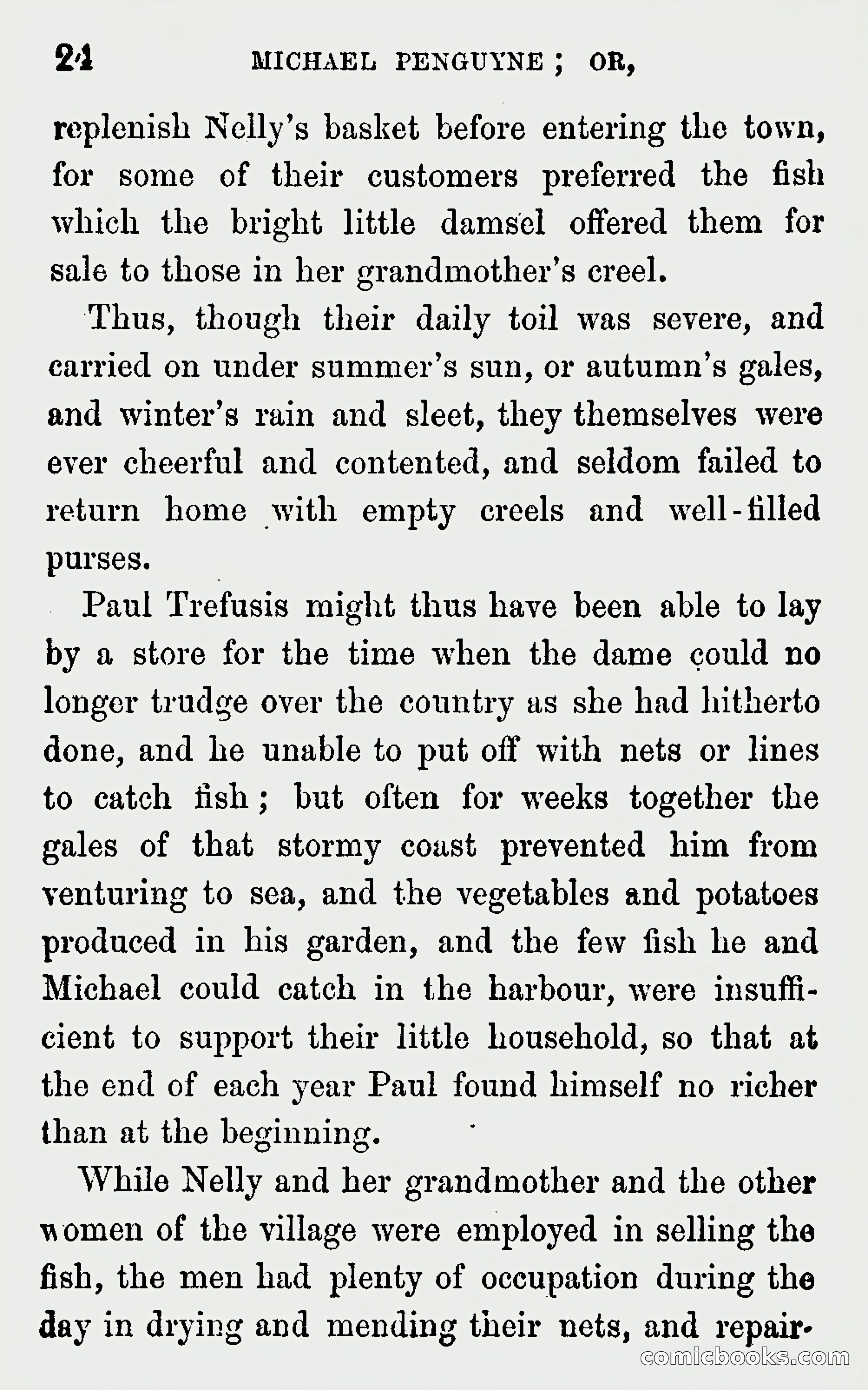 Michael Penguyne; or, Fisher Life on the Cornish Coast — page 26 of 162