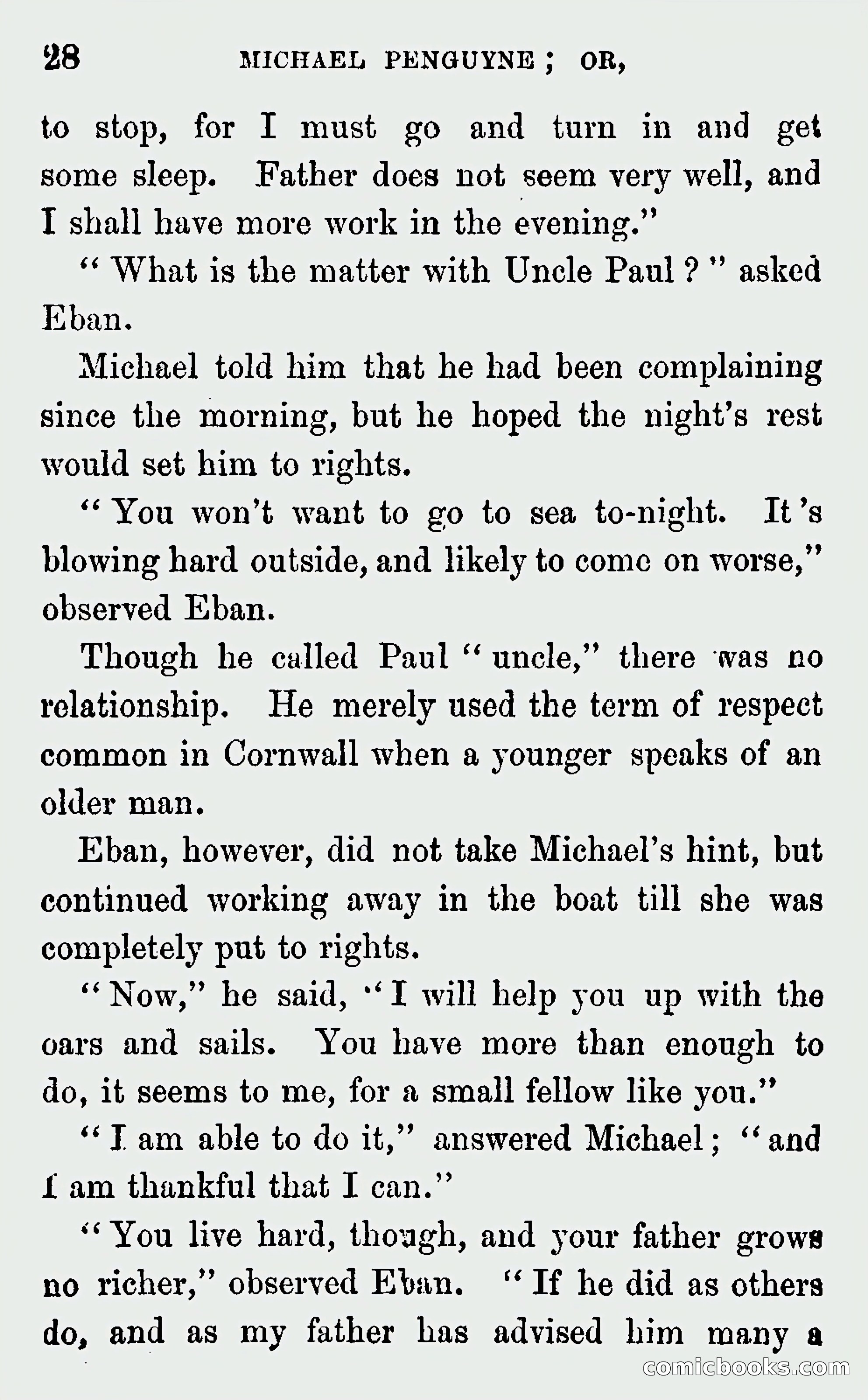 Michael Penguyne; or, Fisher Life on the Cornish Coast — page 30 of 162