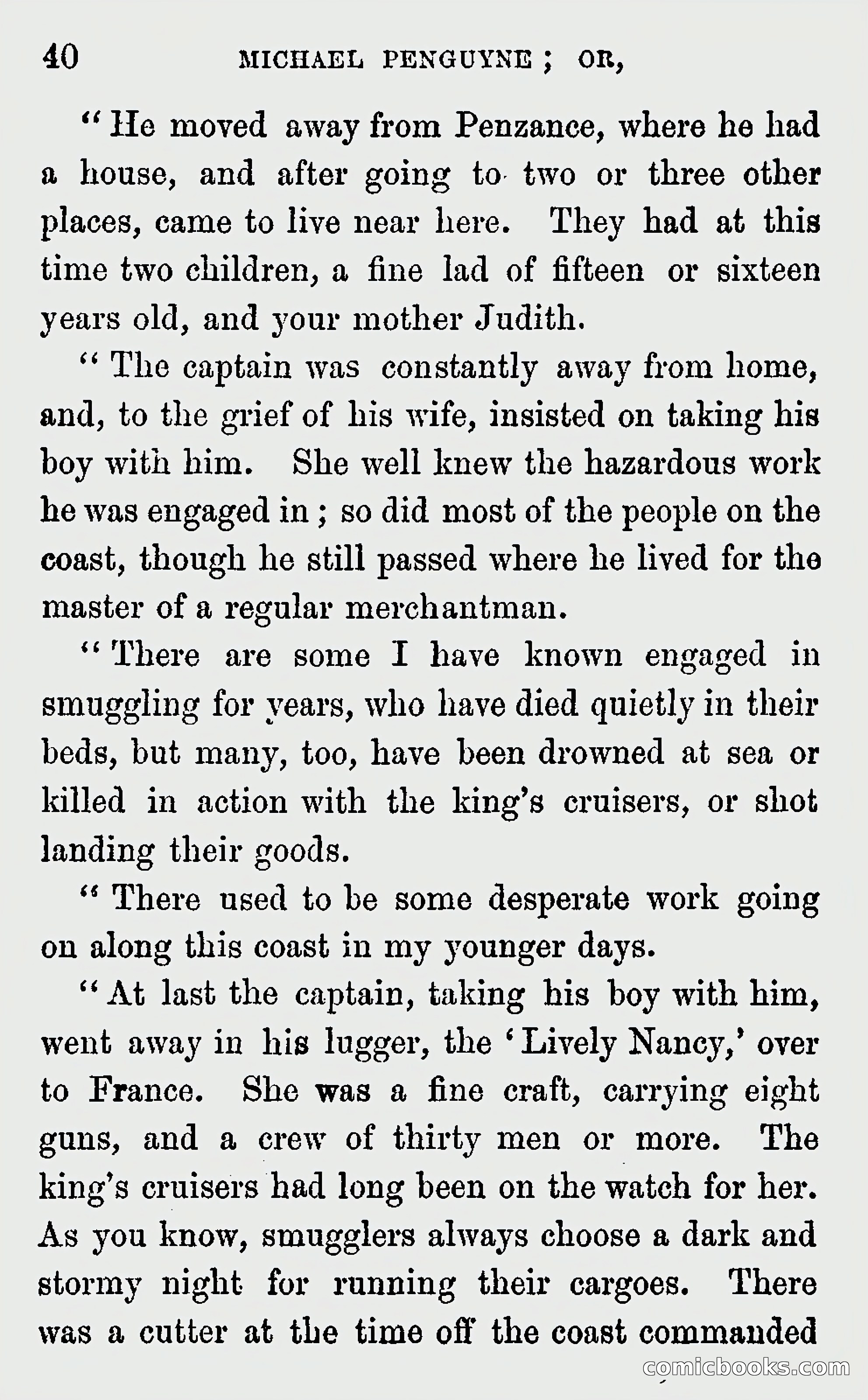 Michael Penguyne; or, Fisher Life on the Cornish Coast — page 42 of 162
