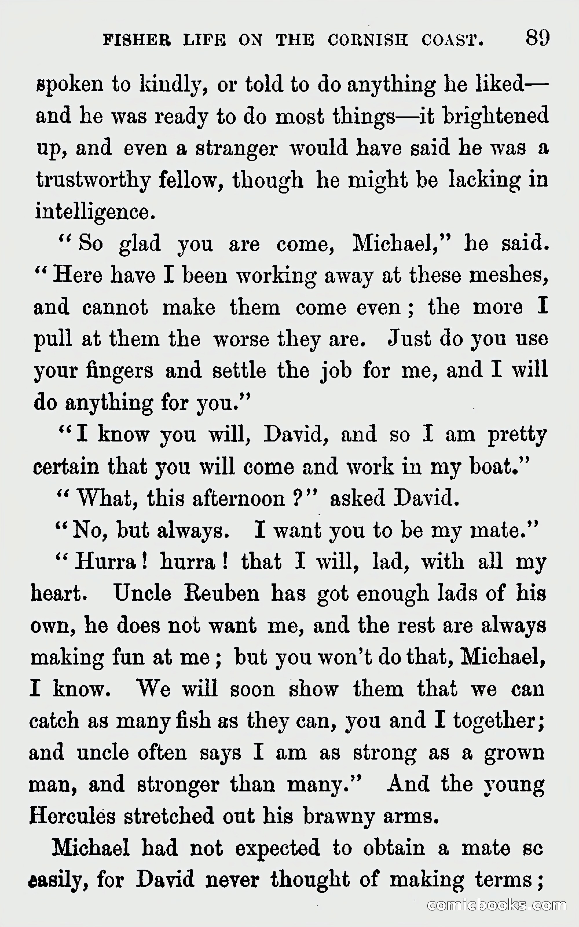 Michael Penguyne; or, Fisher Life on the Cornish Coast — page 91 of 162