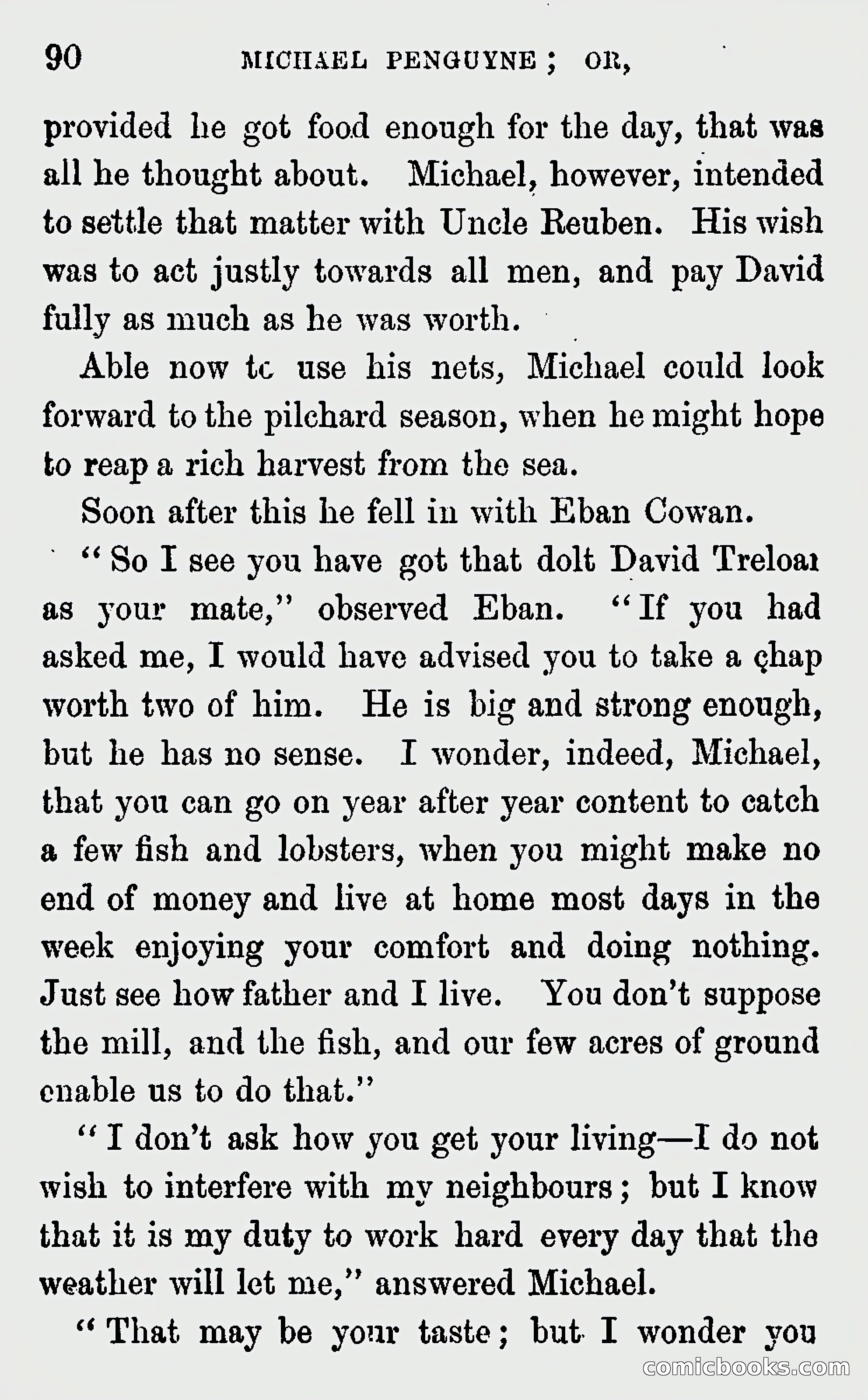 Michael Penguyne; or, Fisher Life on the Cornish Coast — page 92 of 162
