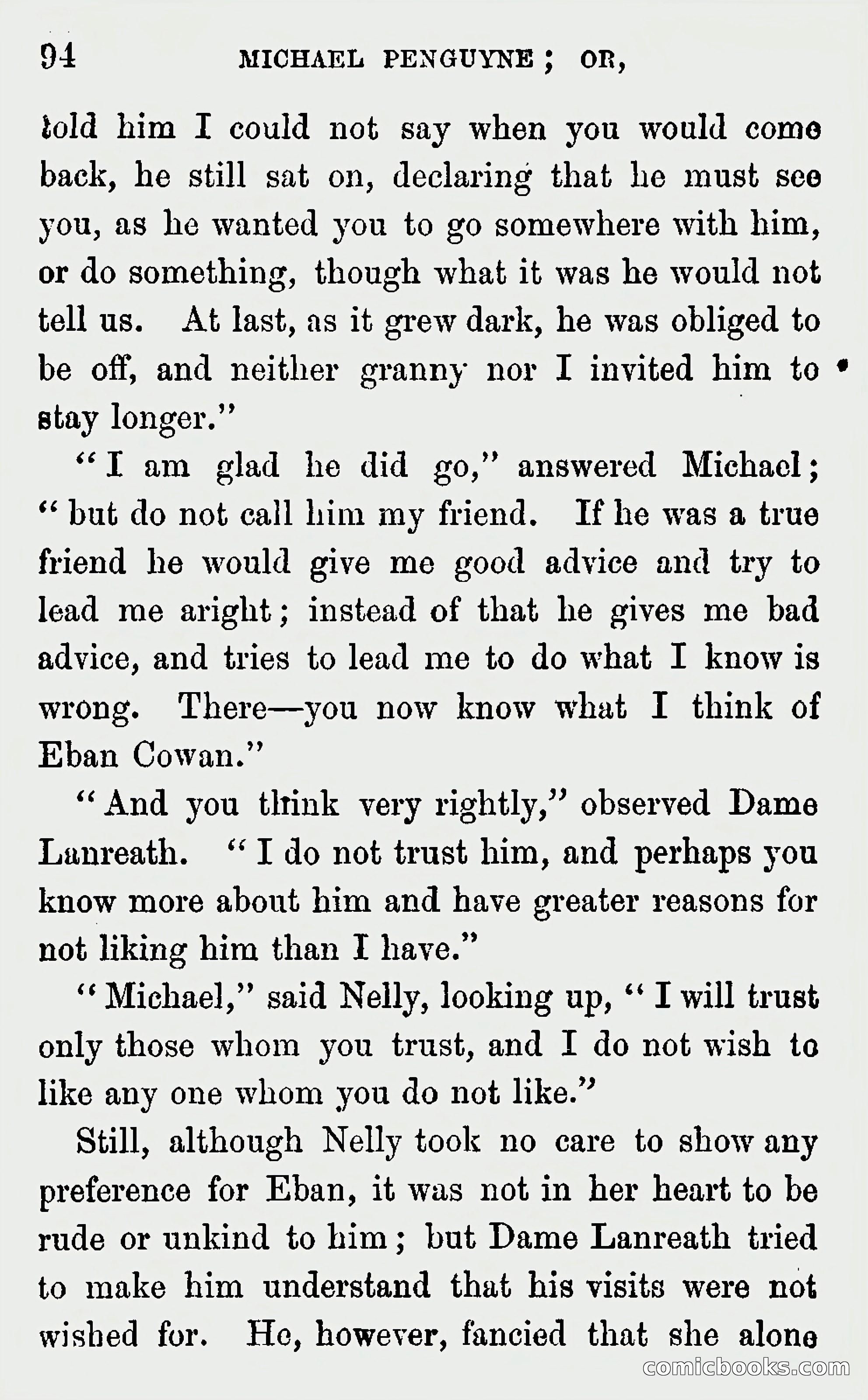Michael Penguyne; or, Fisher Life on the Cornish Coast — page 96 of 162
