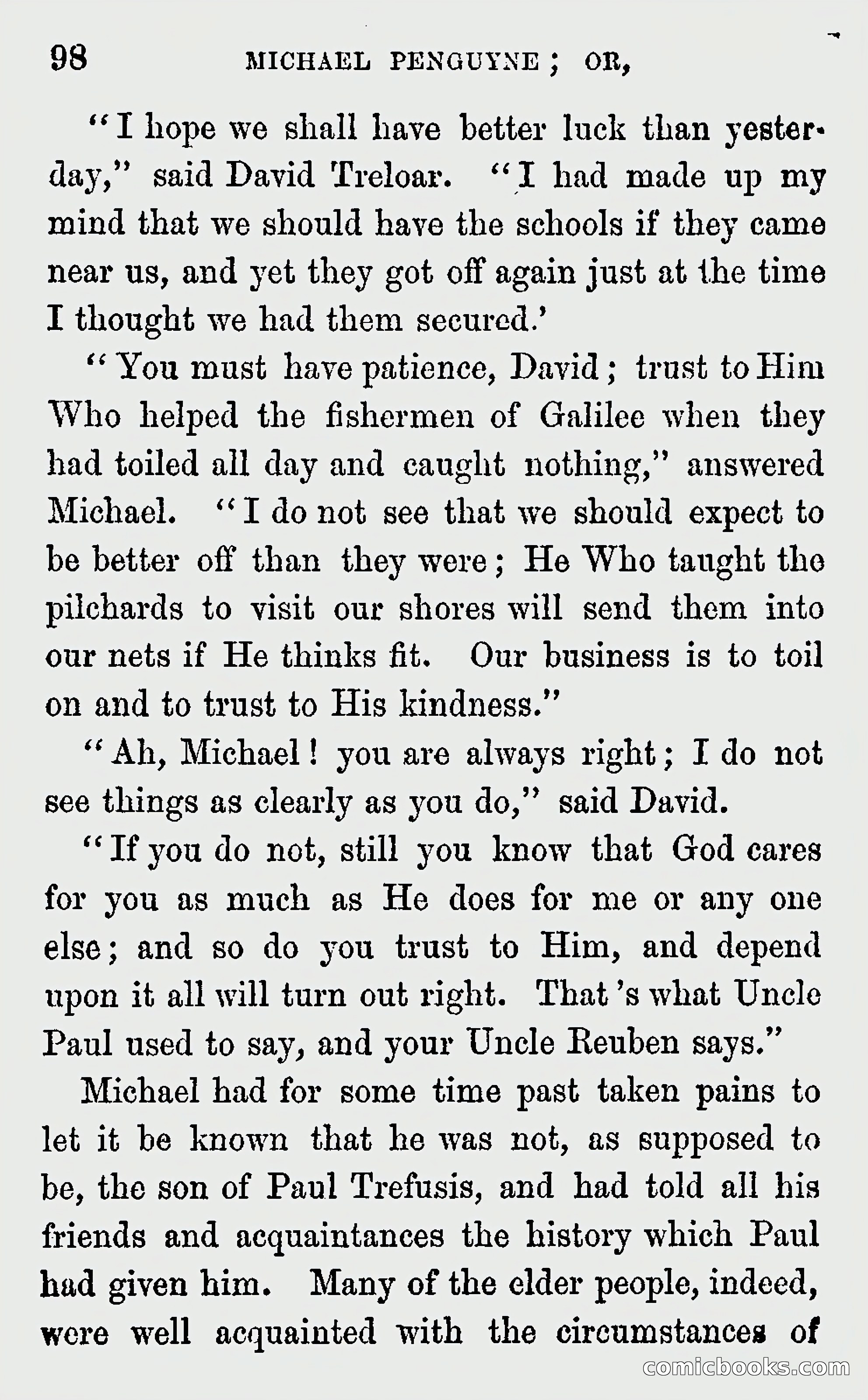 Michael Penguyne; or, Fisher Life on the Cornish Coast — page 100 of 162