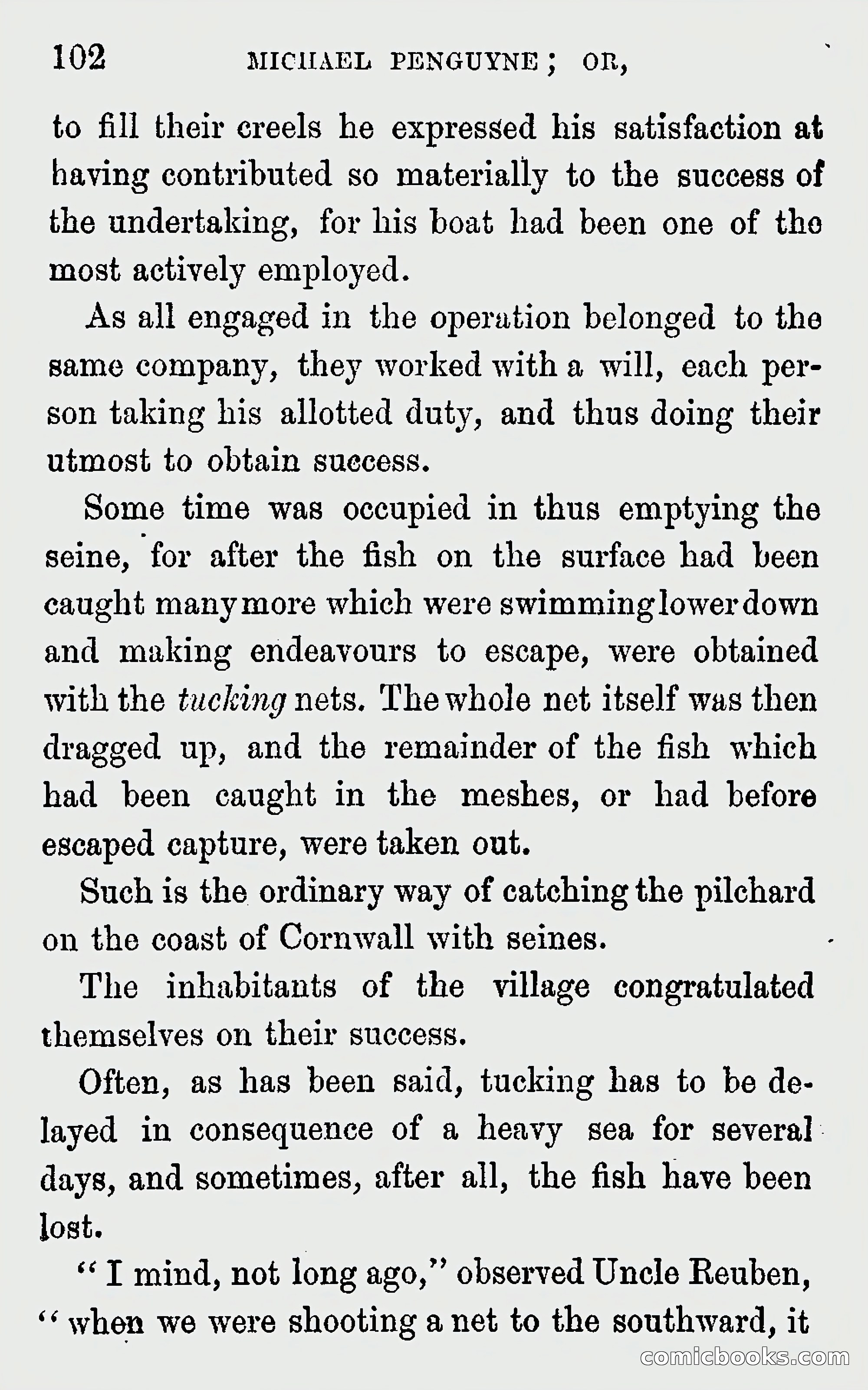 Michael Penguyne; or, Fisher Life on the Cornish Coast — page 104 of 162