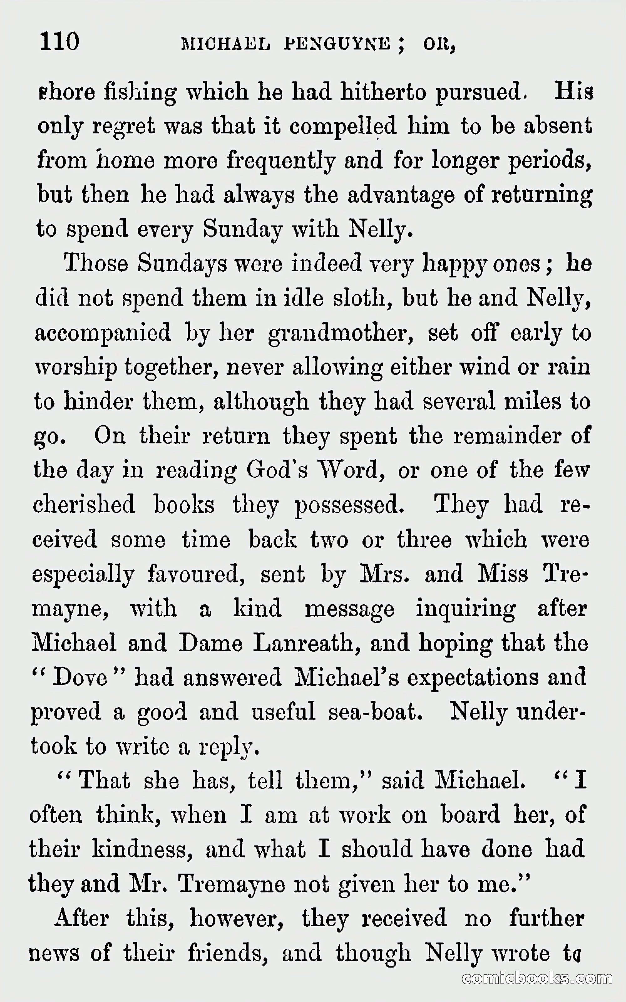 Michael Penguyne; or, Fisher Life on the Cornish Coast — page 112 of 162