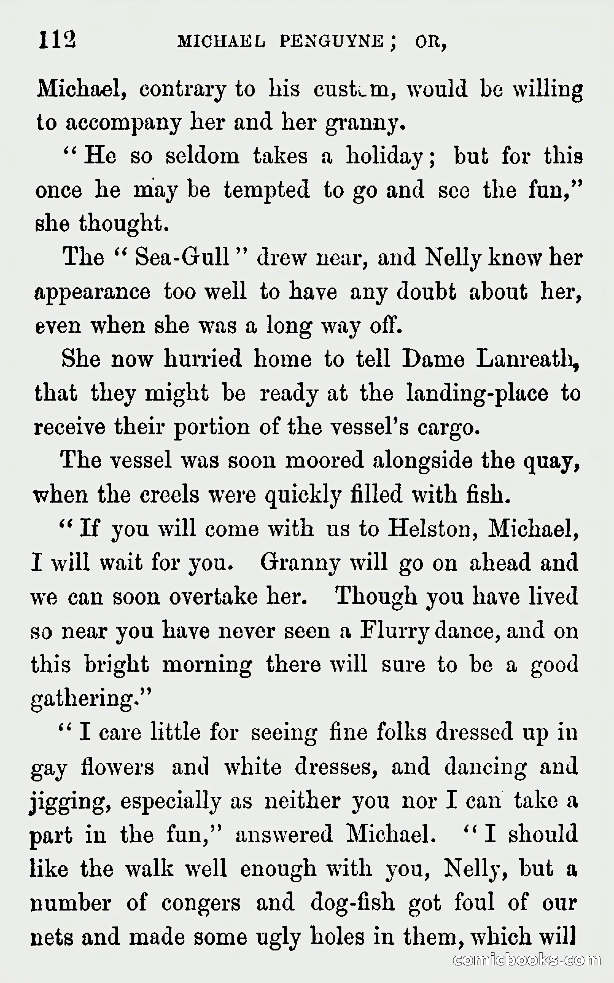 Michael Penguyne; or, Fisher Life on the Cornish Coast — page 114 of 162