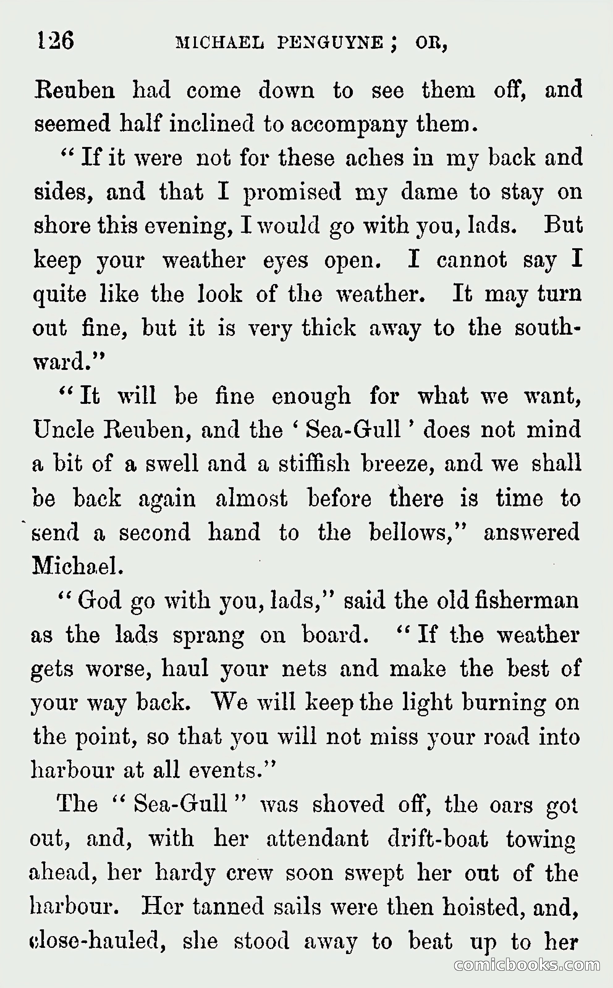 Michael Penguyne; or, Fisher Life on the Cornish Coast — page 128 of 162