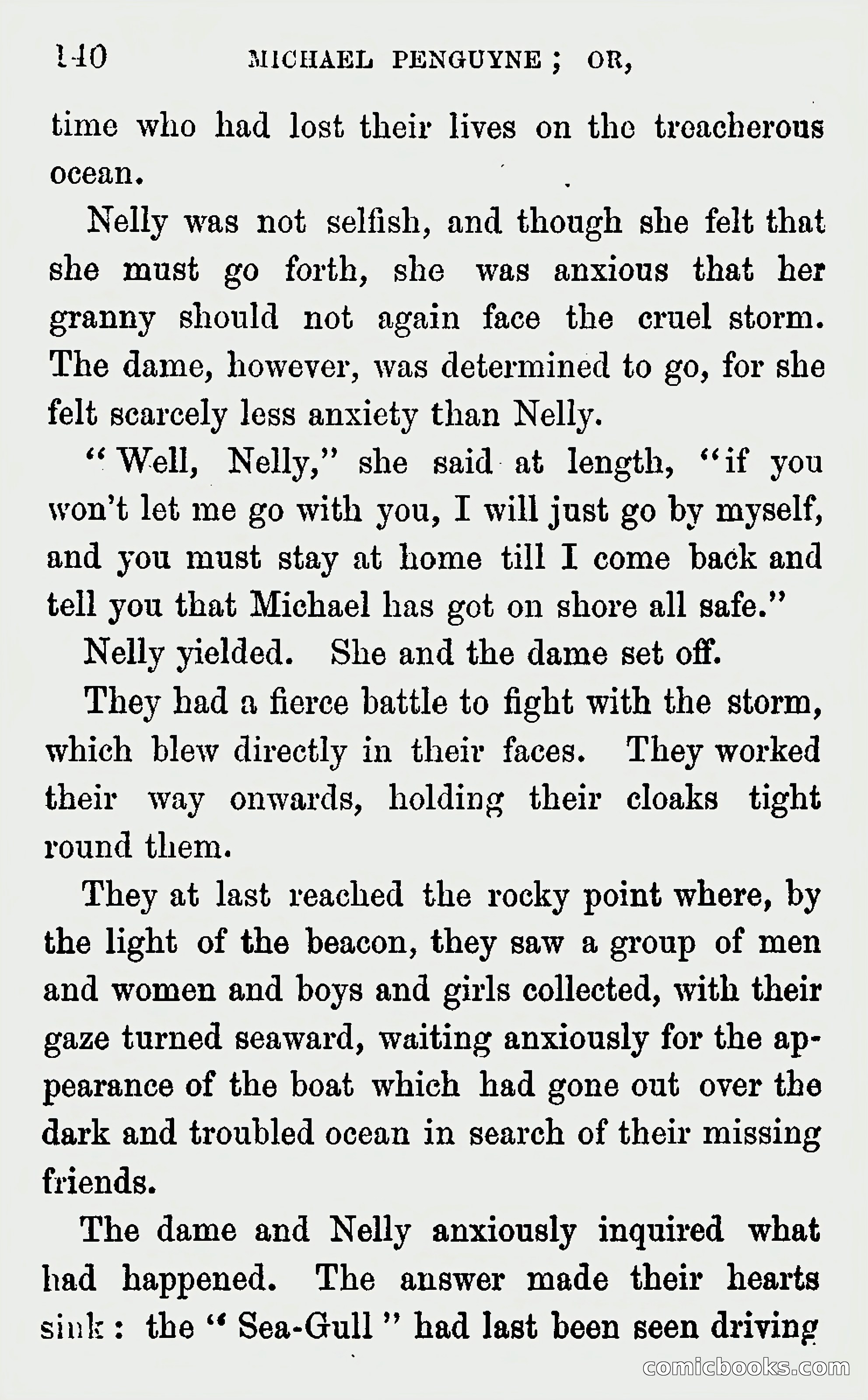 Michael Penguyne; or, Fisher Life on the Cornish Coast — page 142 of 162