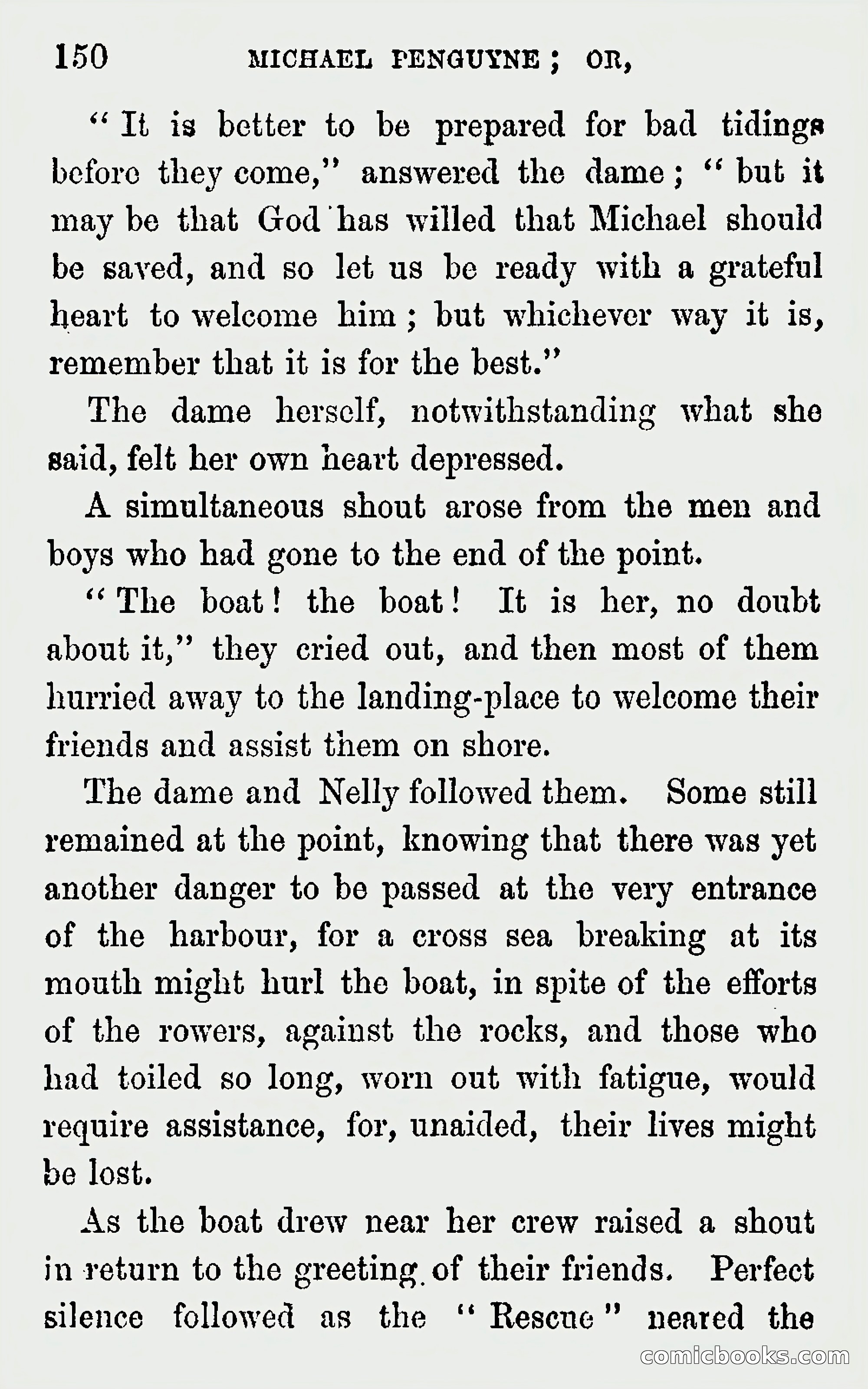 Michael Penguyne; or, Fisher Life on the Cornish Coast — page 152 of 162