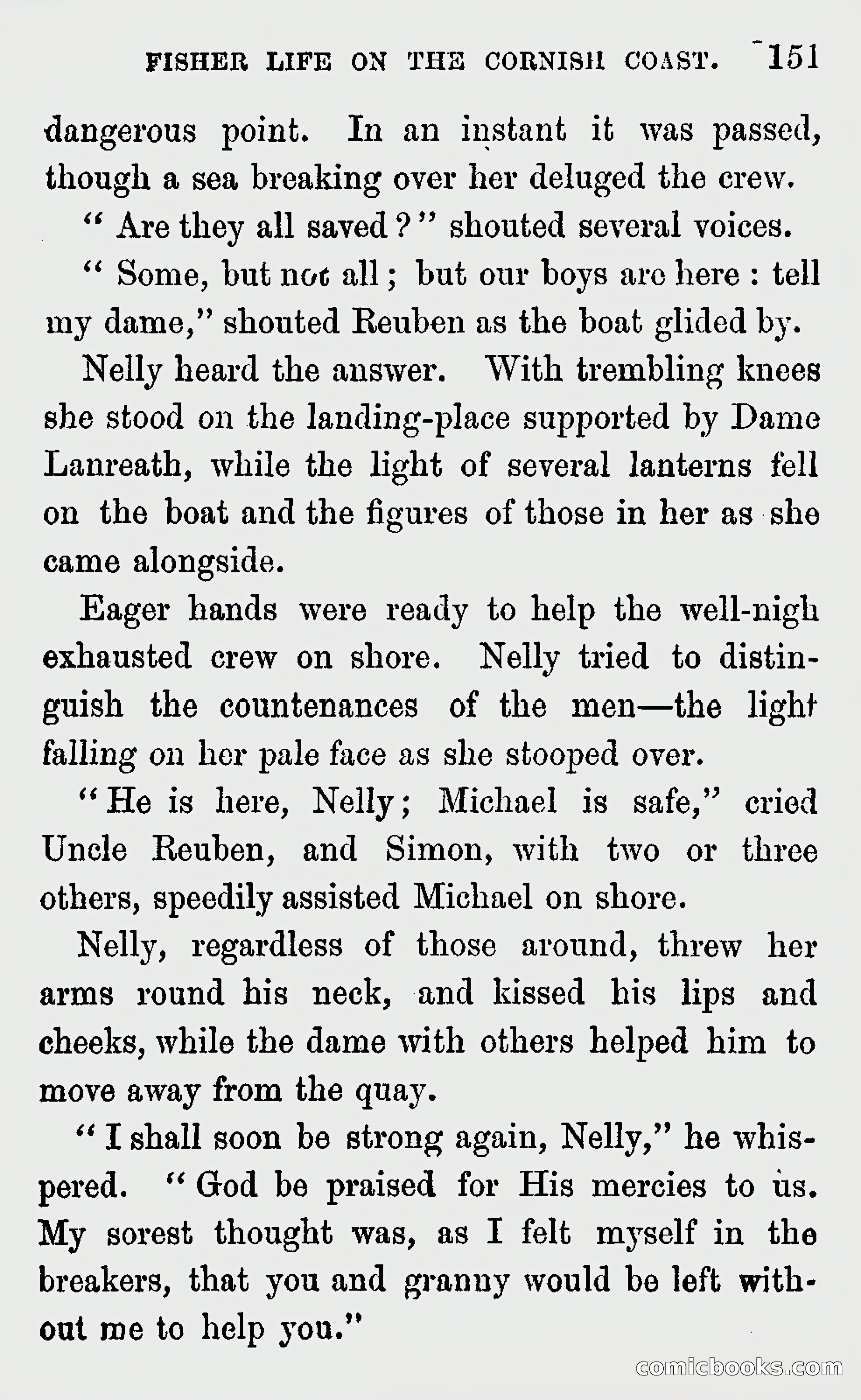 Michael Penguyne; or, Fisher Life on the Cornish Coast — page 153 of 162