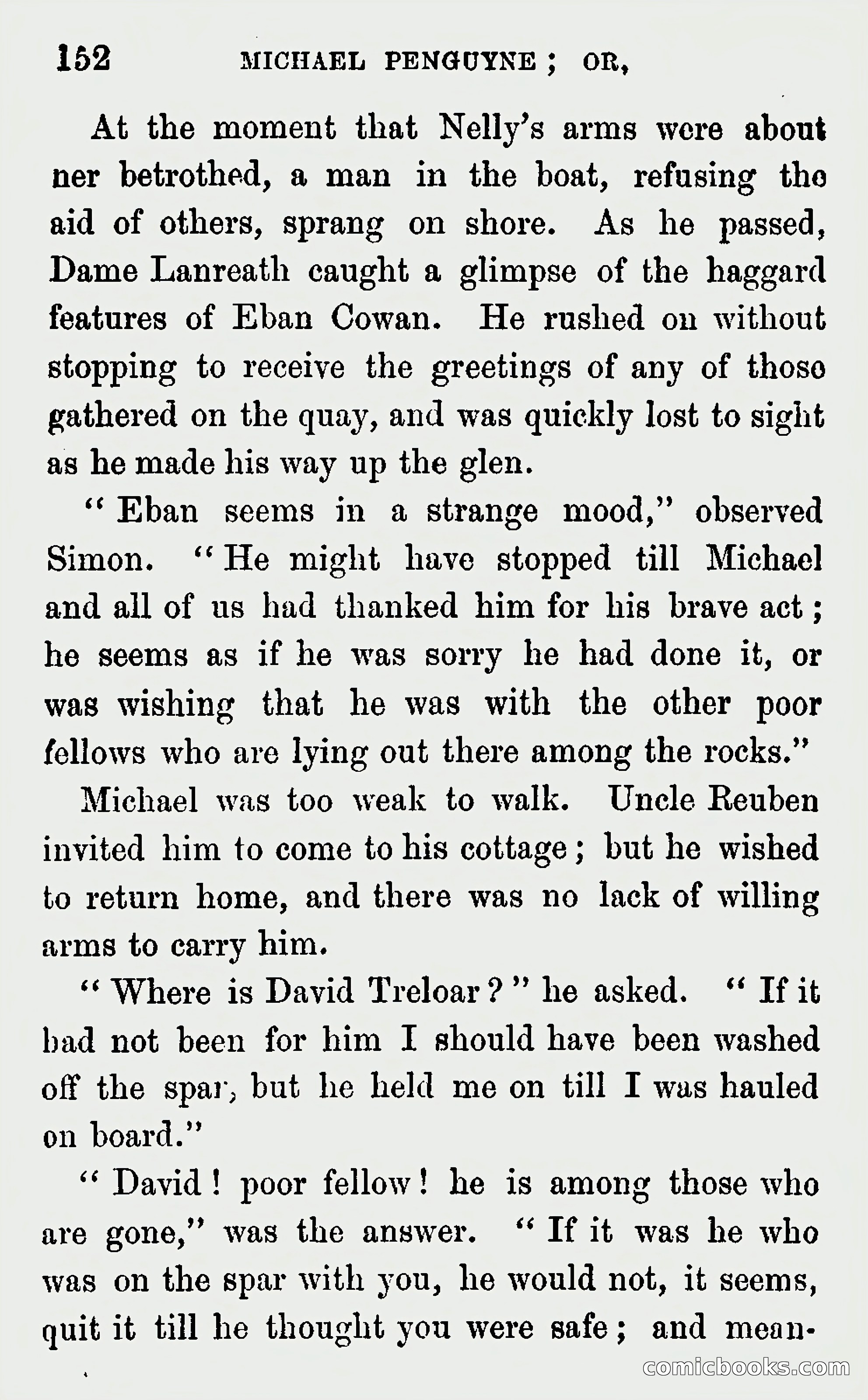 Michael Penguyne; or, Fisher Life on the Cornish Coast — page 154 of 162