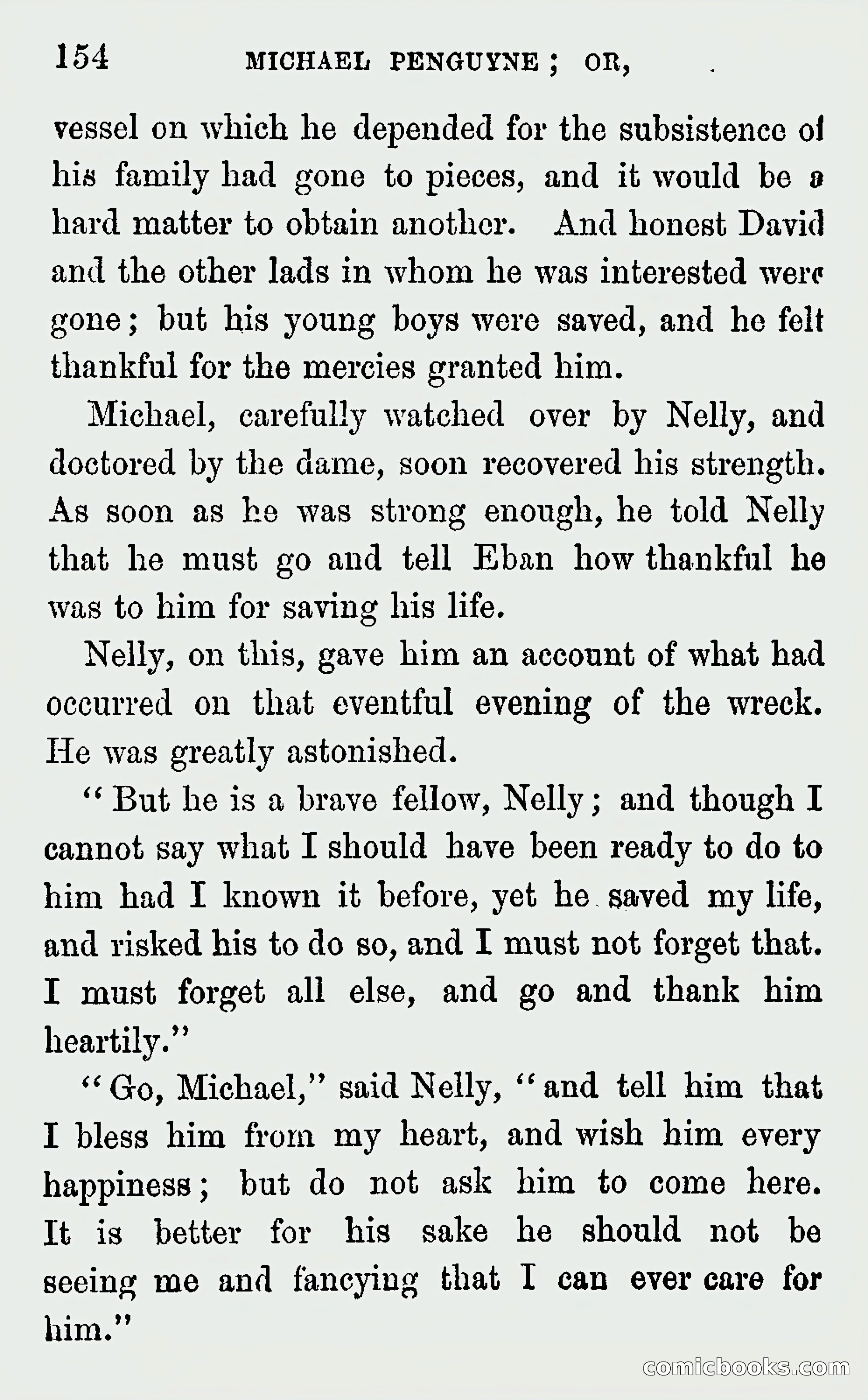 Michael Penguyne; or, Fisher Life on the Cornish Coast — page 156 of 162