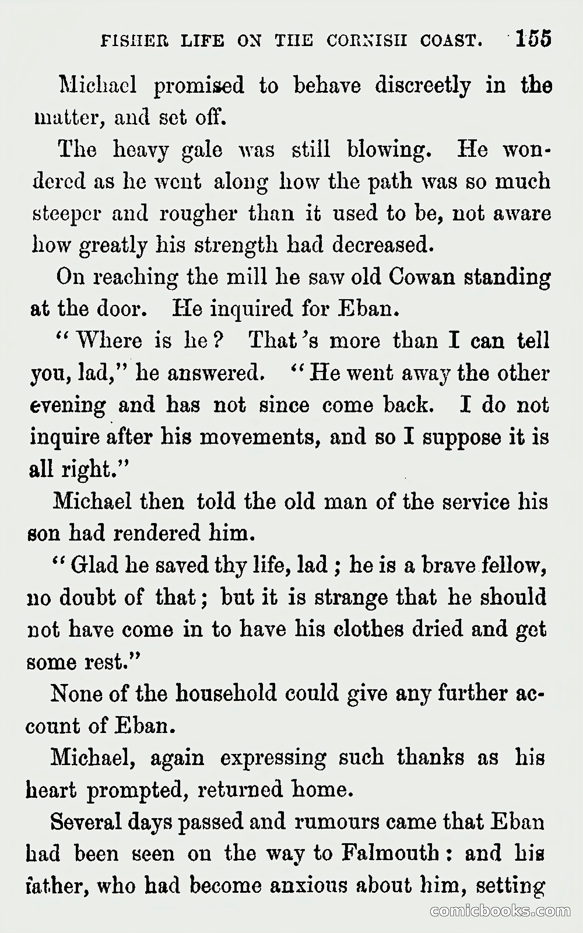 Michael Penguyne; or, Fisher Life on the Cornish Coast — page 157 of 162