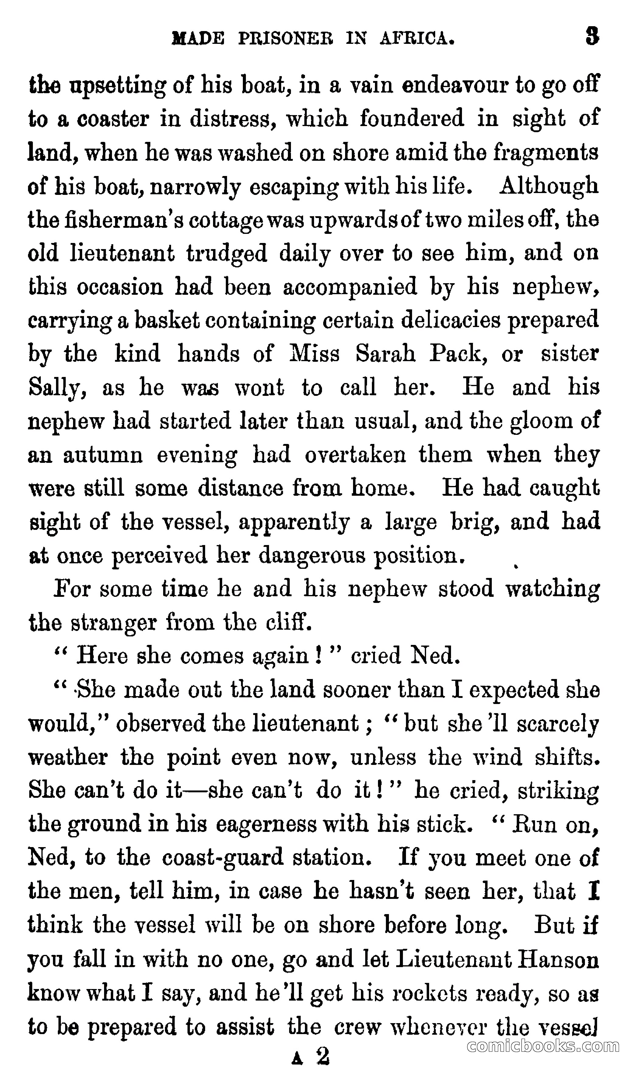 Ned Garth; or, Made Prisoner in Africa — page 7 of 260
