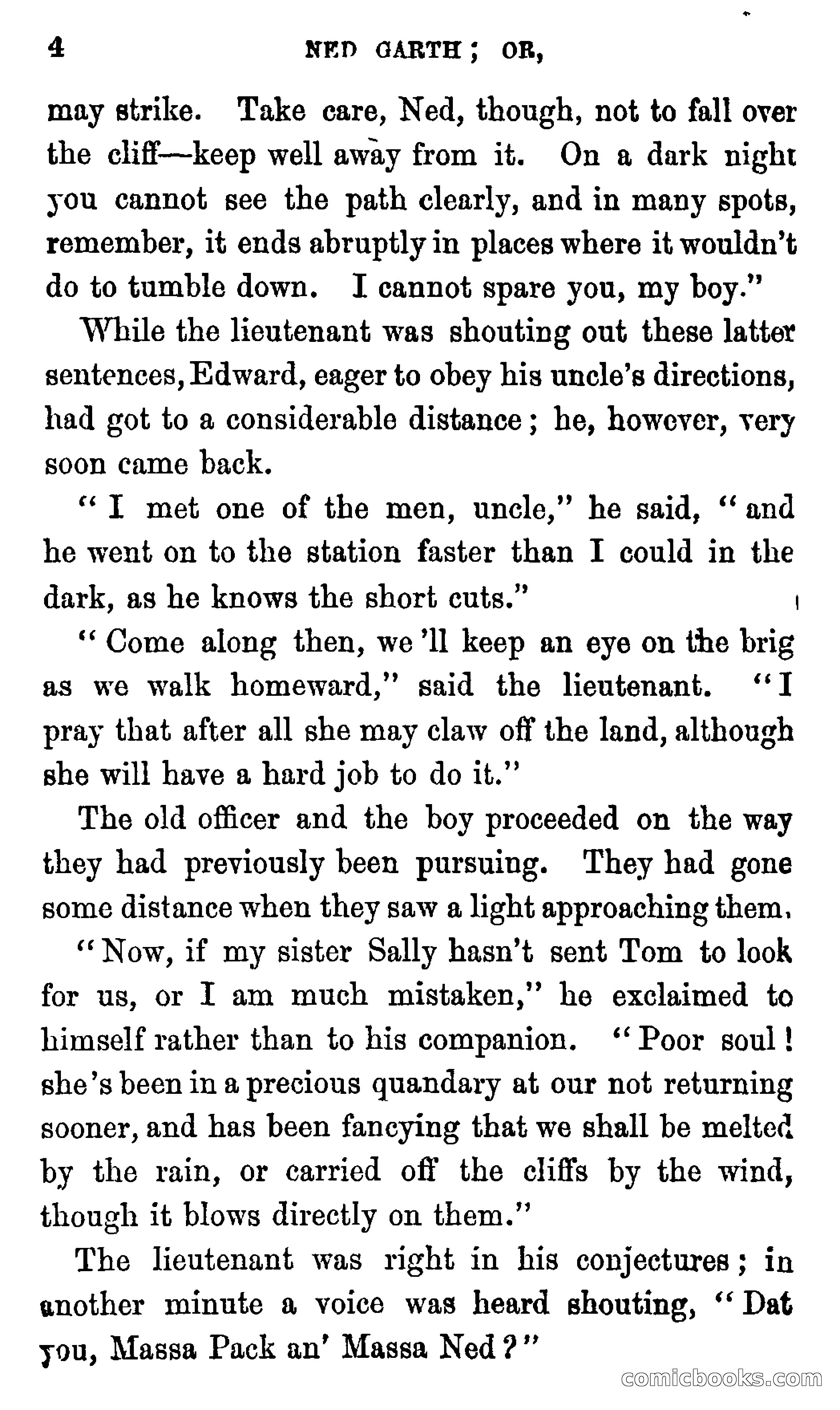 Ned Garth; or, Made Prisoner in Africa — page 8 of 260