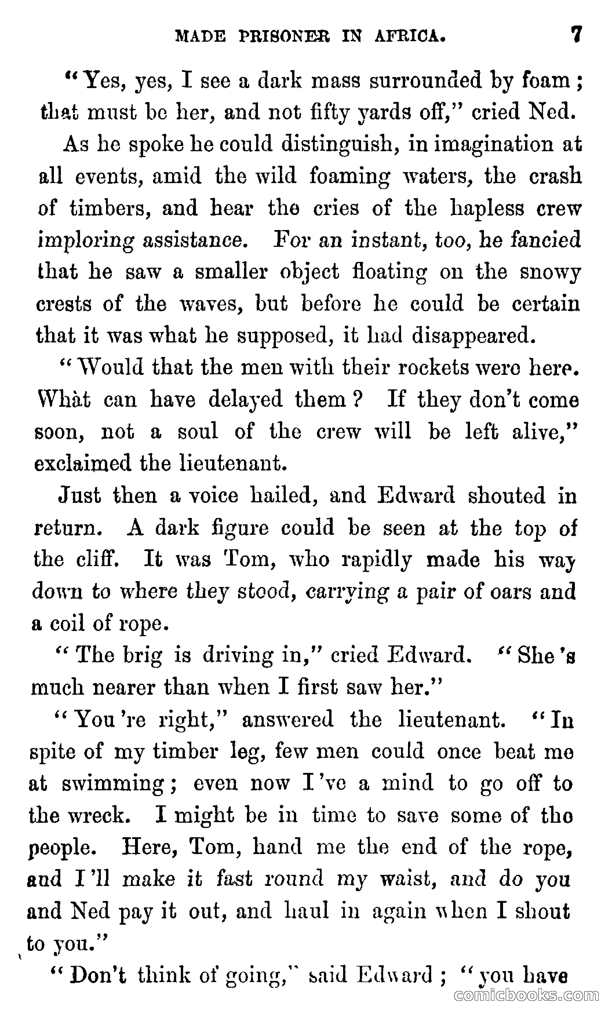 Ned Garth; or, Made Prisoner in Africa — page 11 of 260