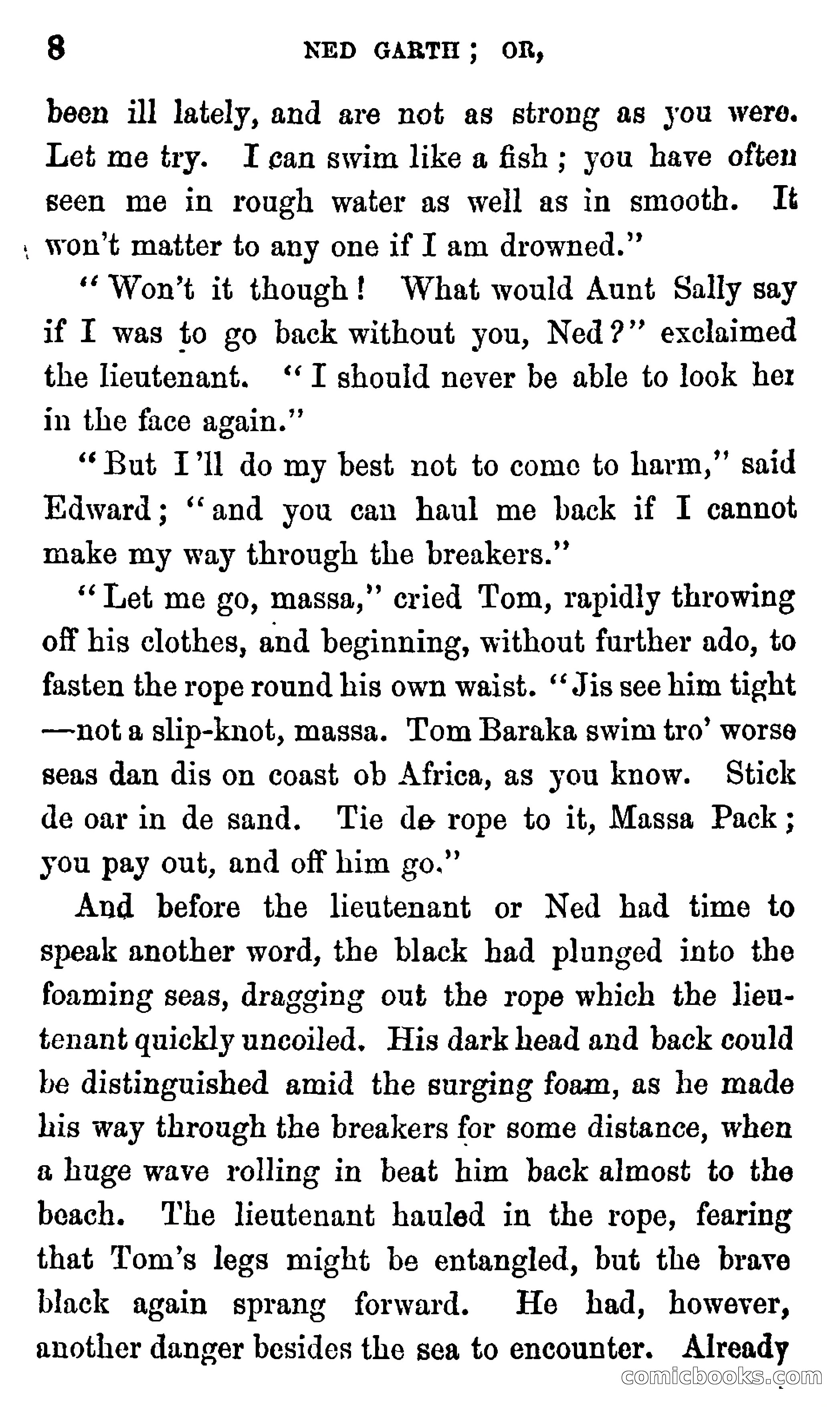Ned Garth; or, Made Prisoner in Africa — page 12 of 260